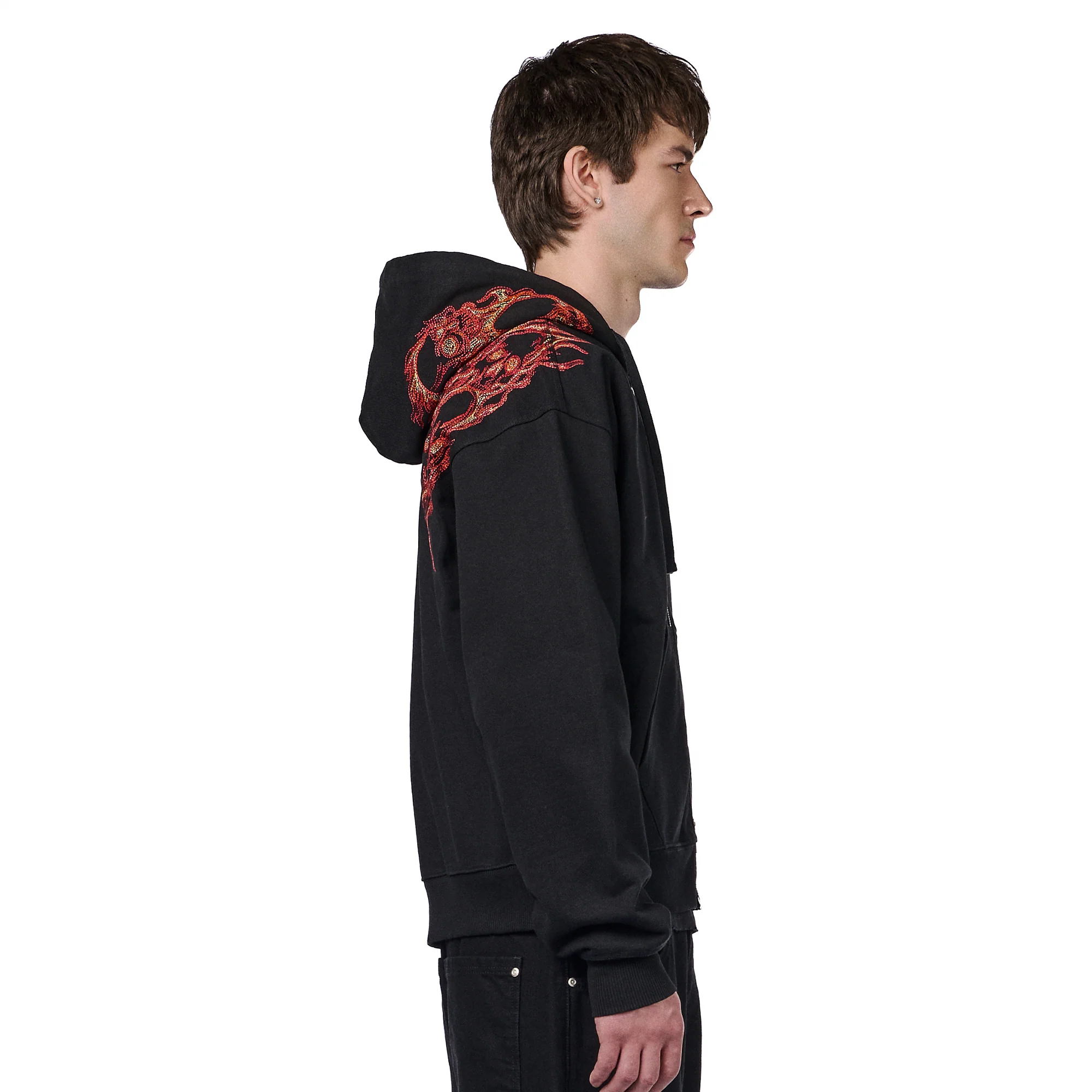 "hellboy" Zip Up black - Image 12