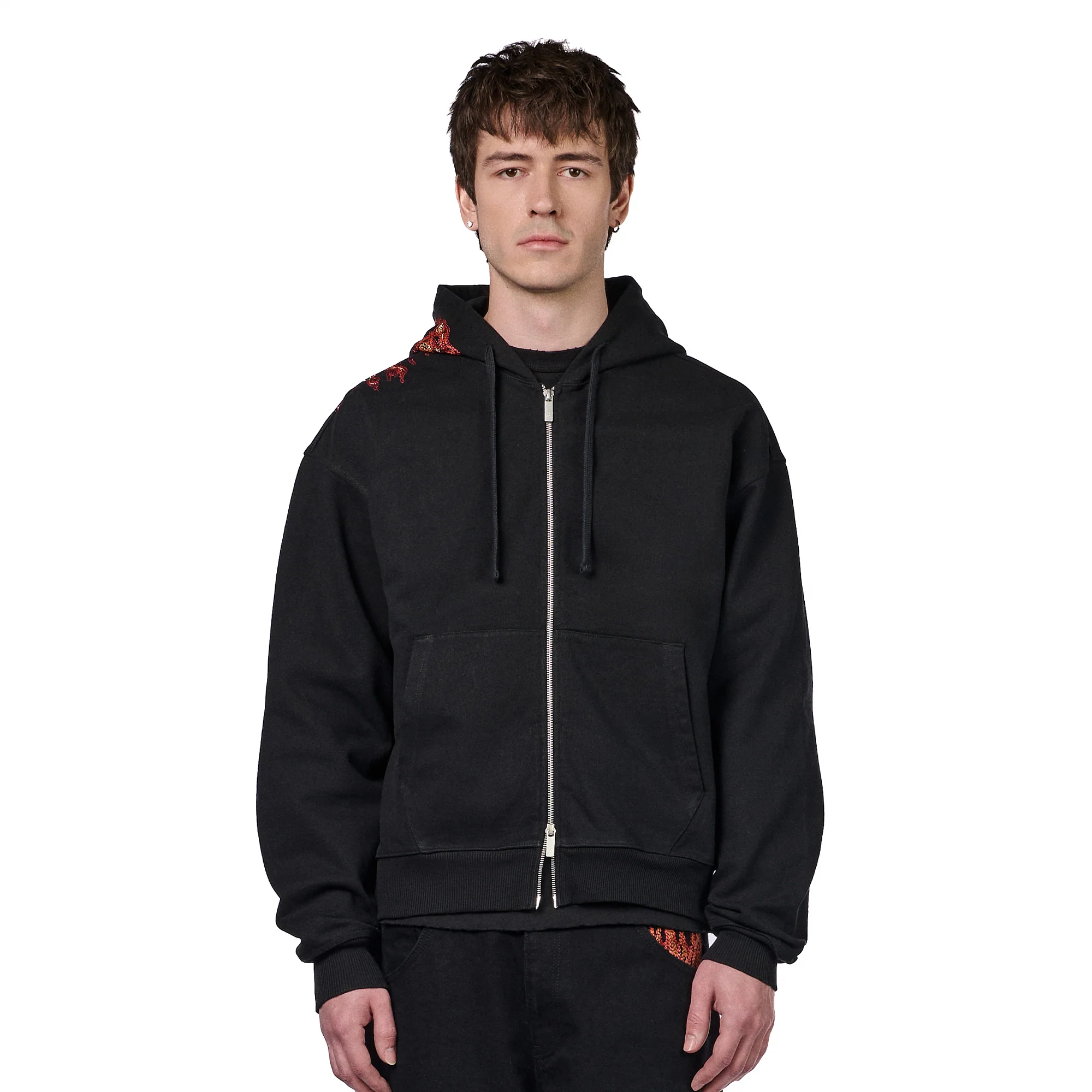 "hellboy" Zip Up black - Image 9