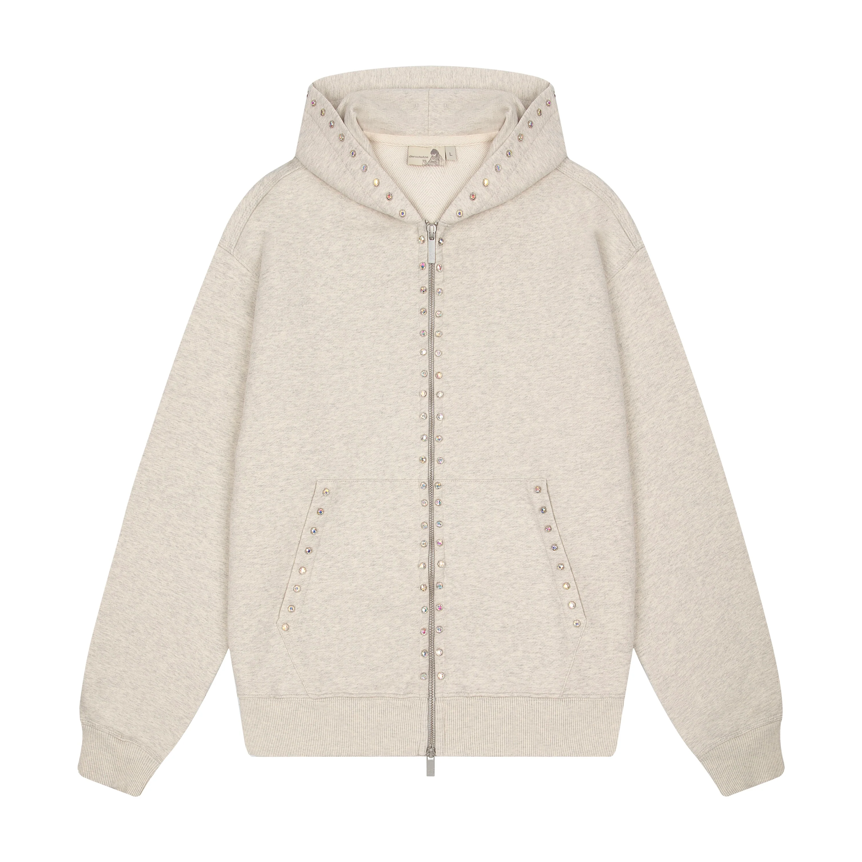 "hellboy" Zip Up grey melange - Image 2