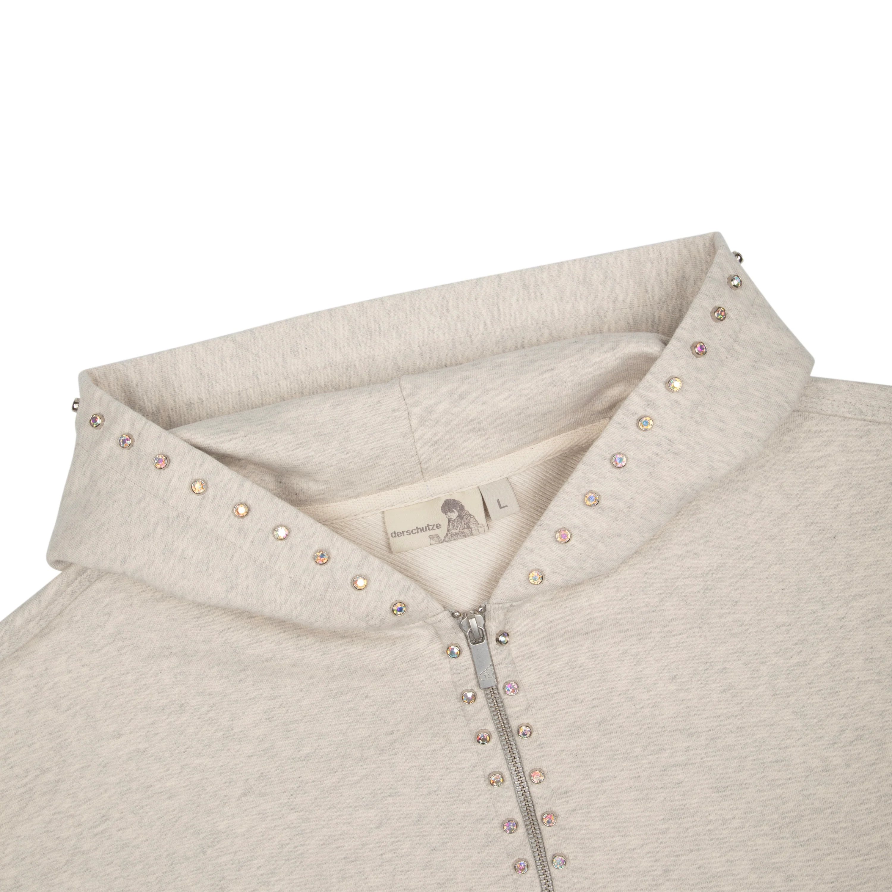 "hellboy" Zip Up grey melange - Image 3