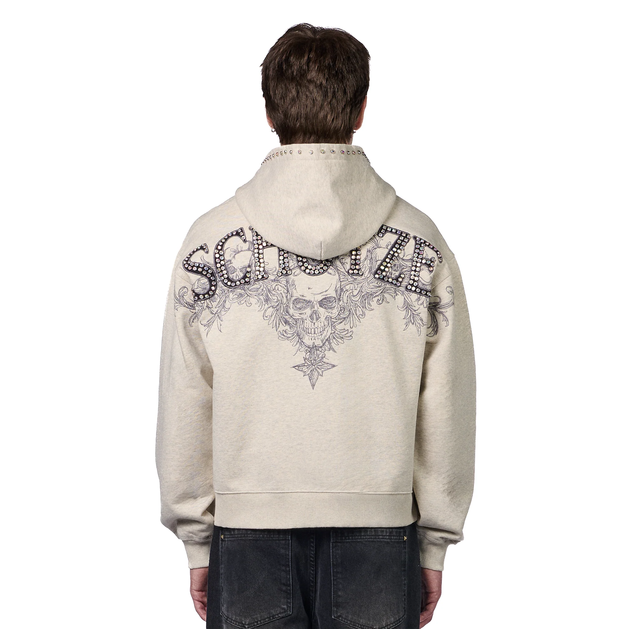 "hellboy" Zip Up grey melange - Image 8