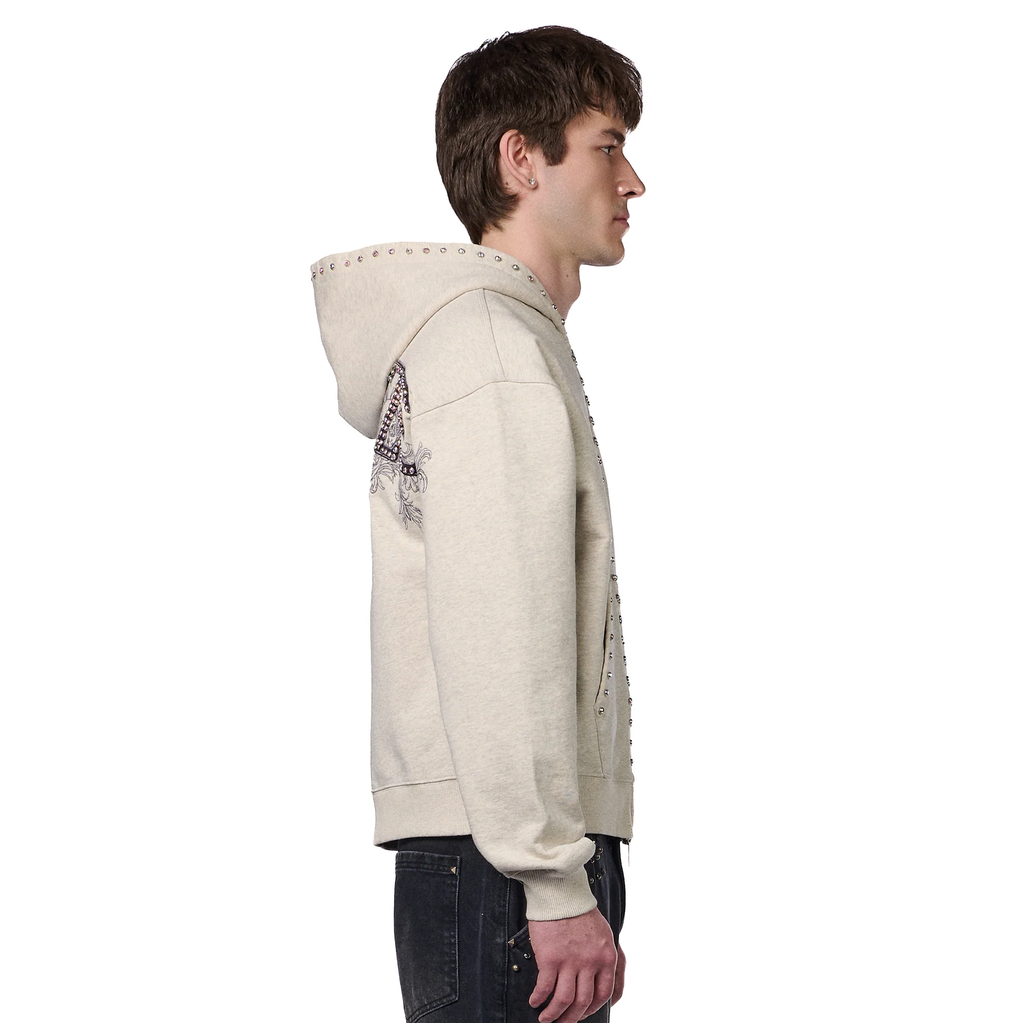 "hellboy" Zip Up grey melange - Image 9