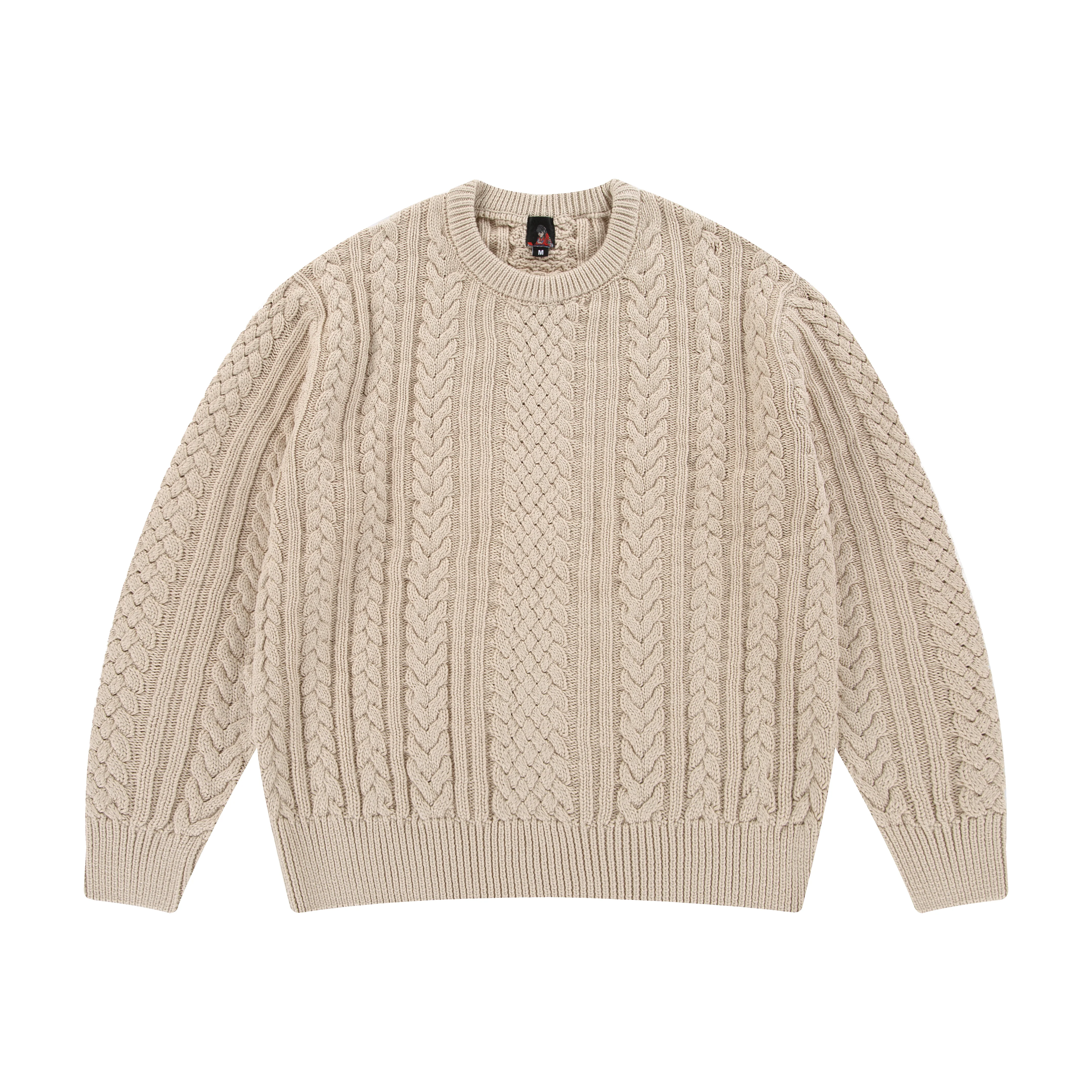 "Jazz" cable knit beige - Image 2
