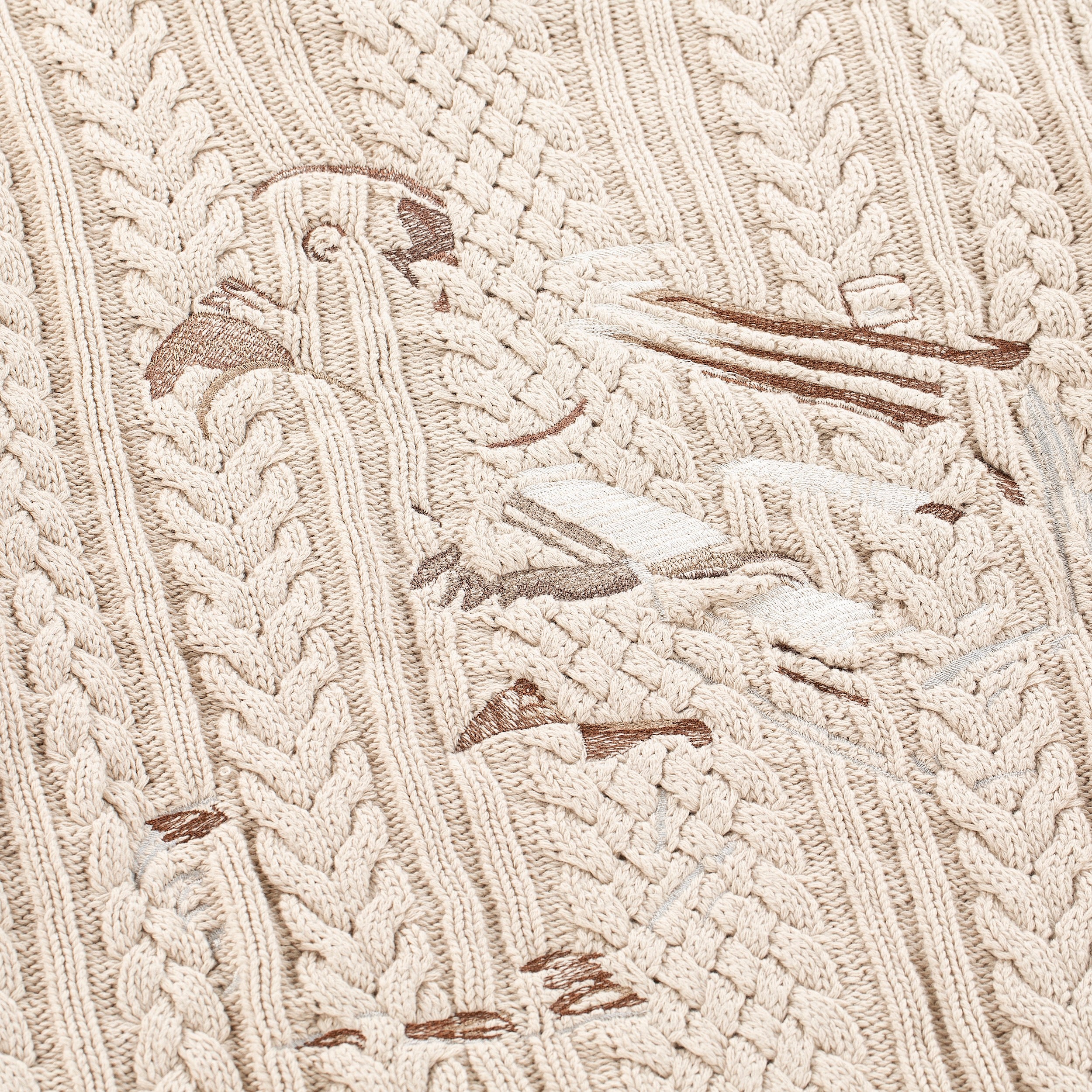"Jazz" cable knit beige - Image 3