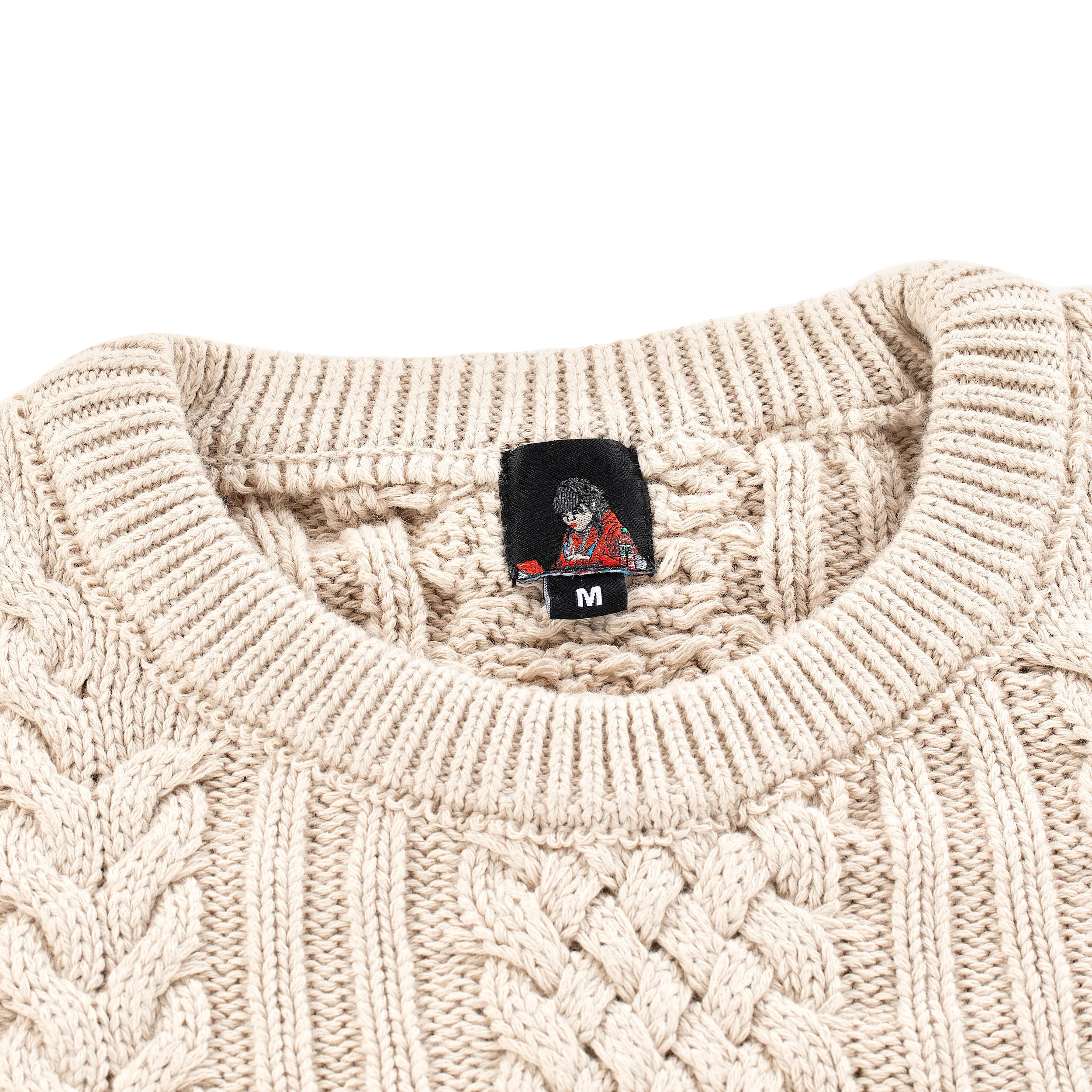 "Jazz" cable knit beige - Image 4
