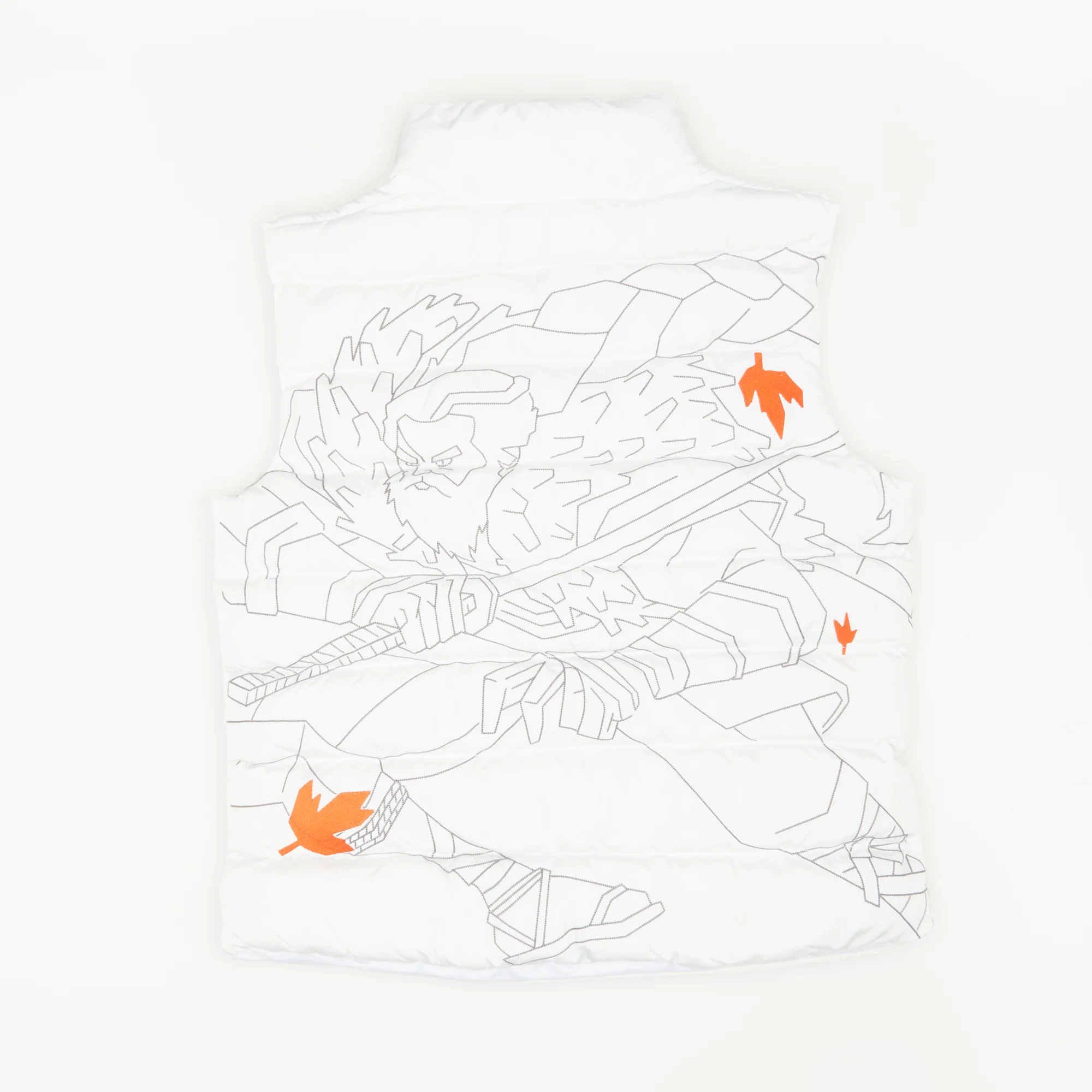 "kampf" Puffer Vest white - Image 2