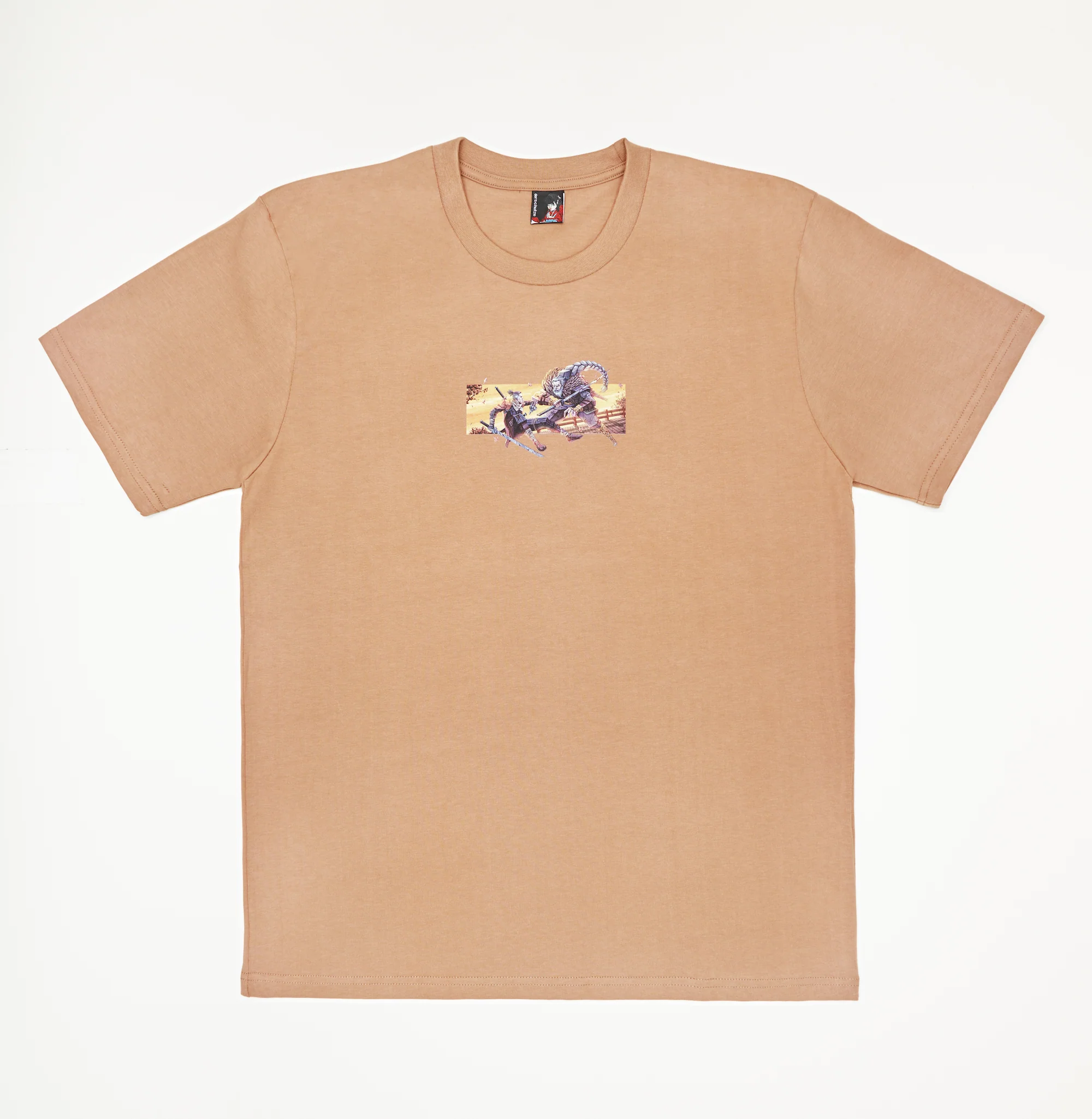 "kampf" T-Shirt brown