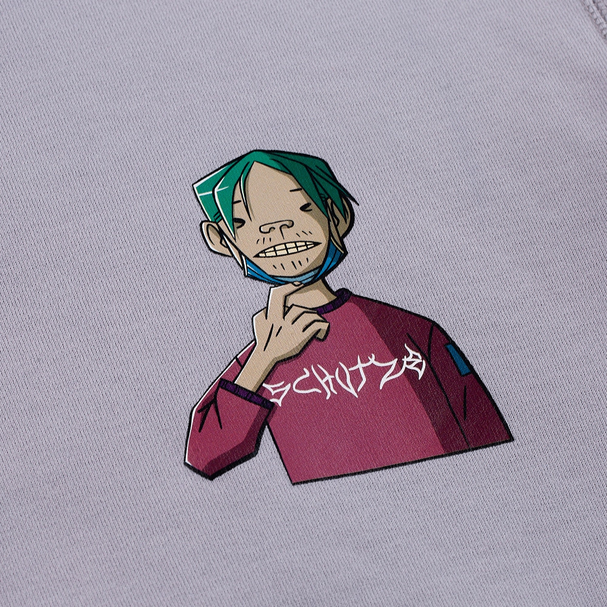 "graffiti" Hoodie iris - Image 5