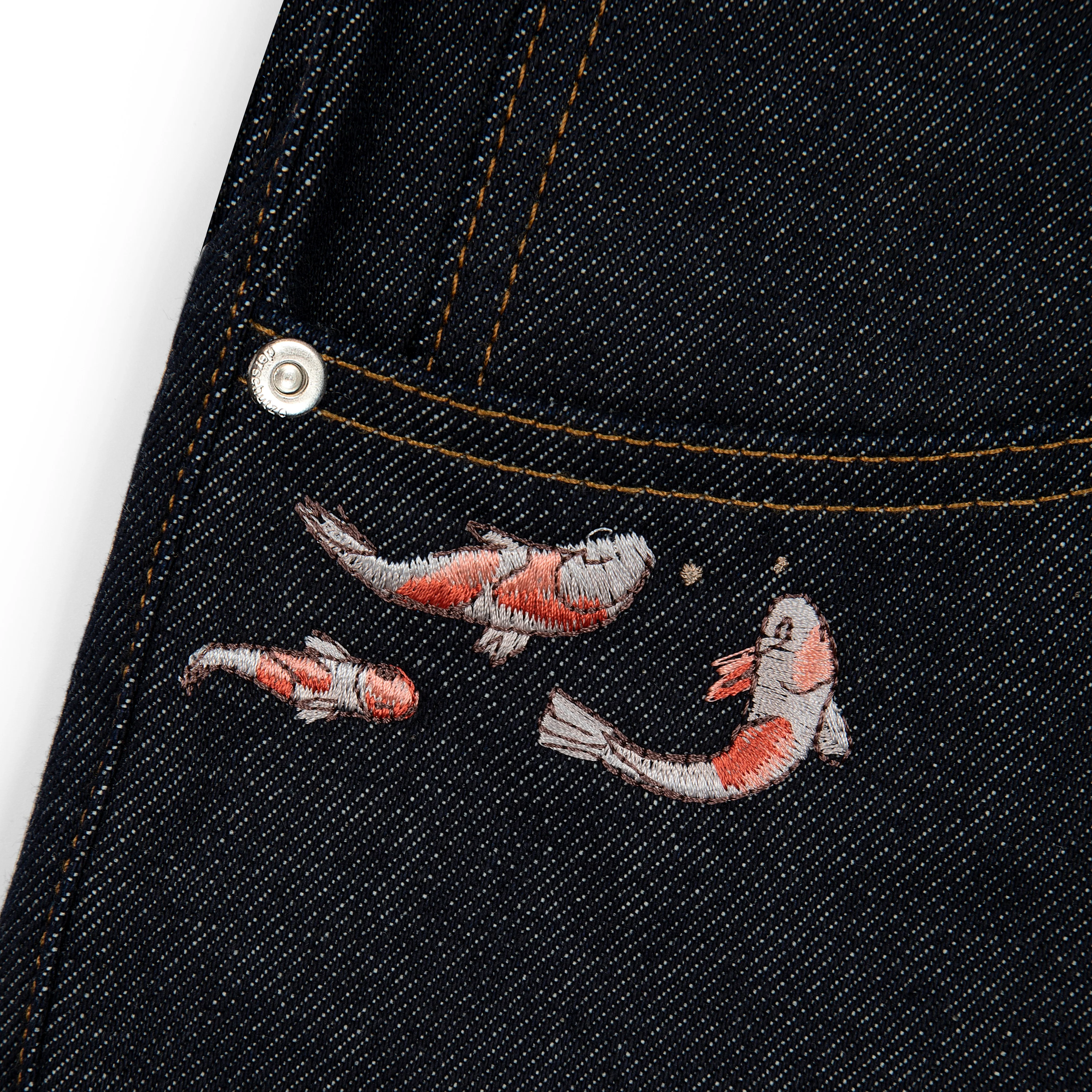 "koi fish" denim - Image 5