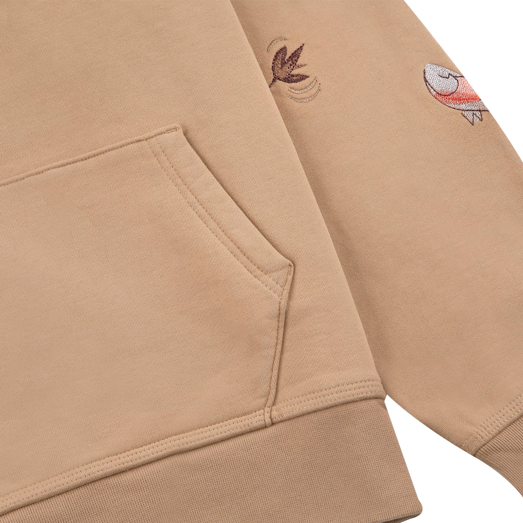 "koi fish" Hoodie beige - Image 4