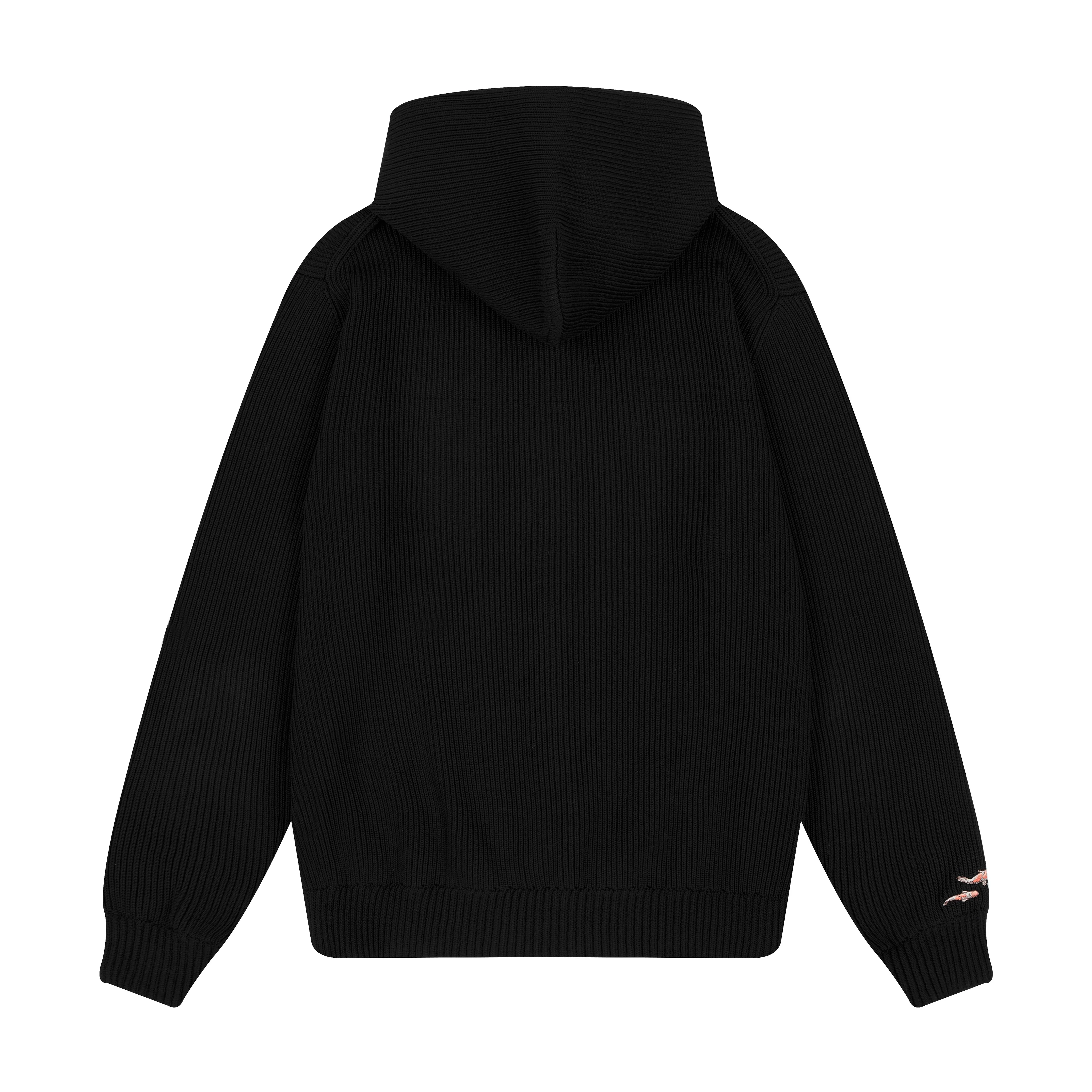 "koi fish" Zip Up knit - Image 2
