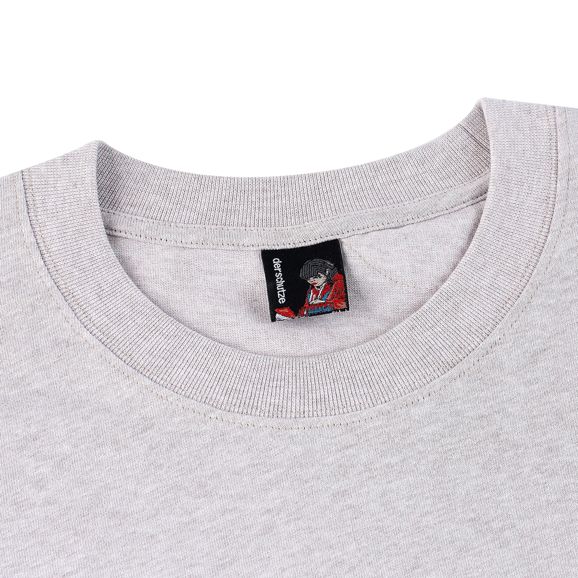 "koi fish" long sleeve grey melange - Image 4