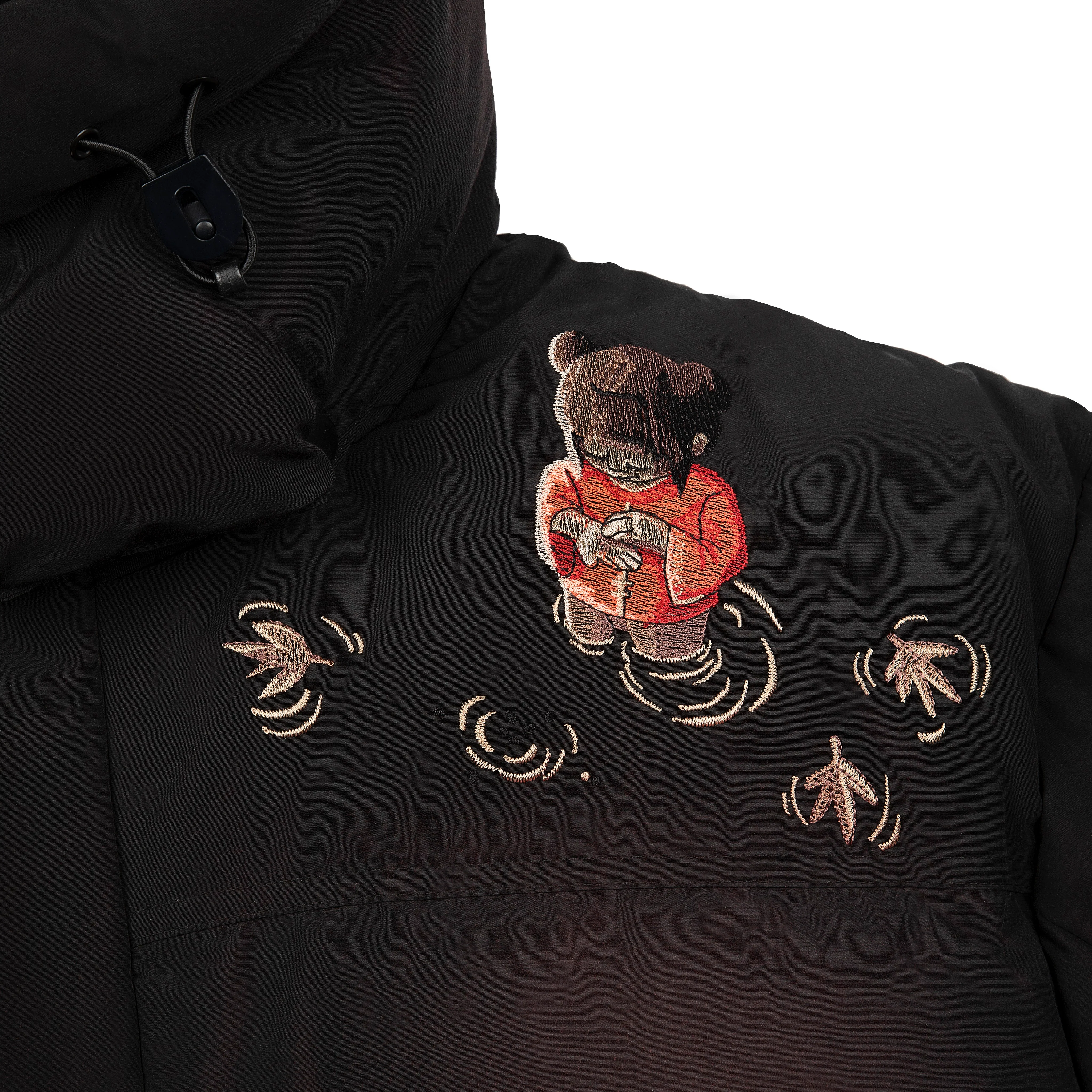 "koi fish" Puffer black - Image 5