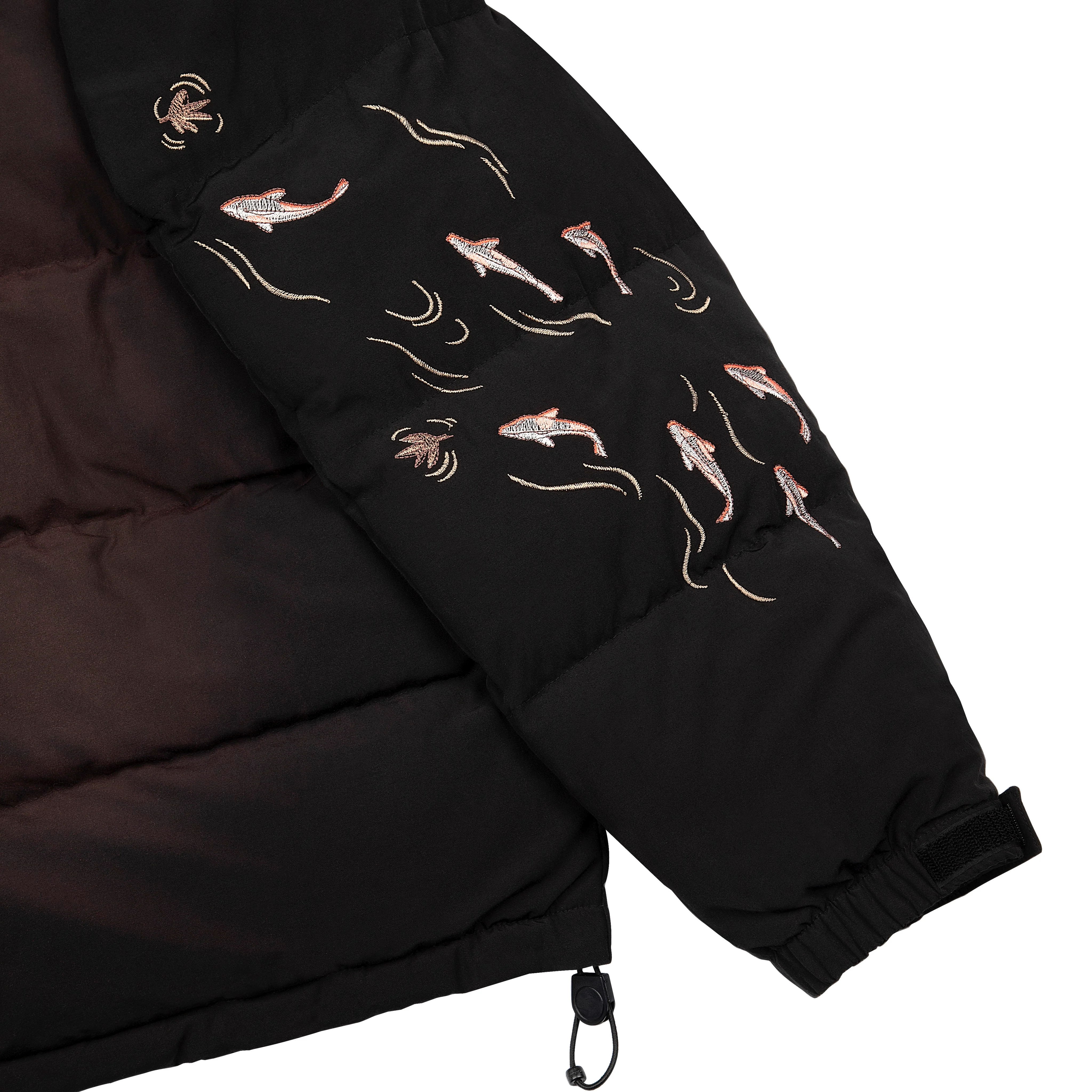 "koi fish" Puffer black - Image 7