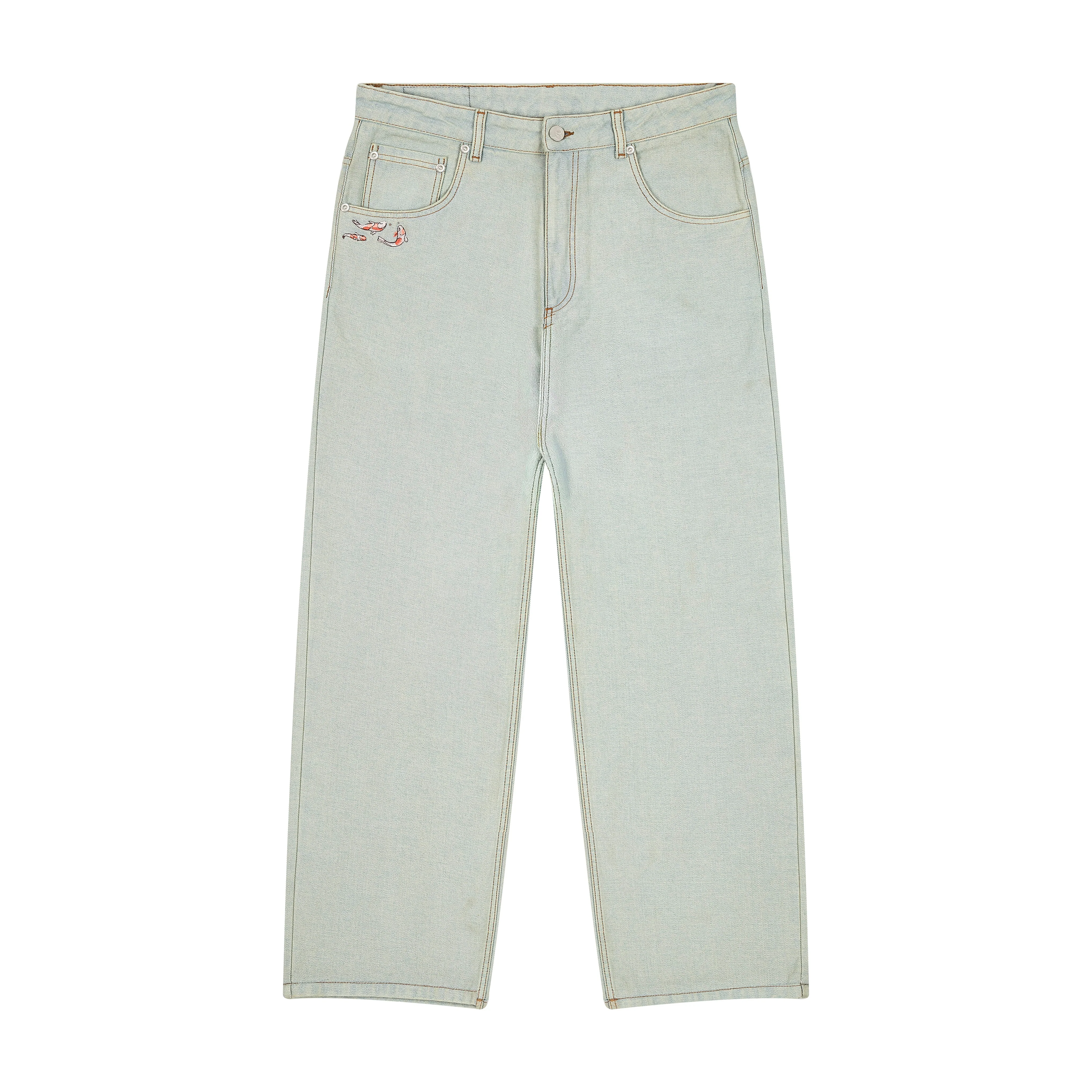 "koi fish" reverse denim - Image 2