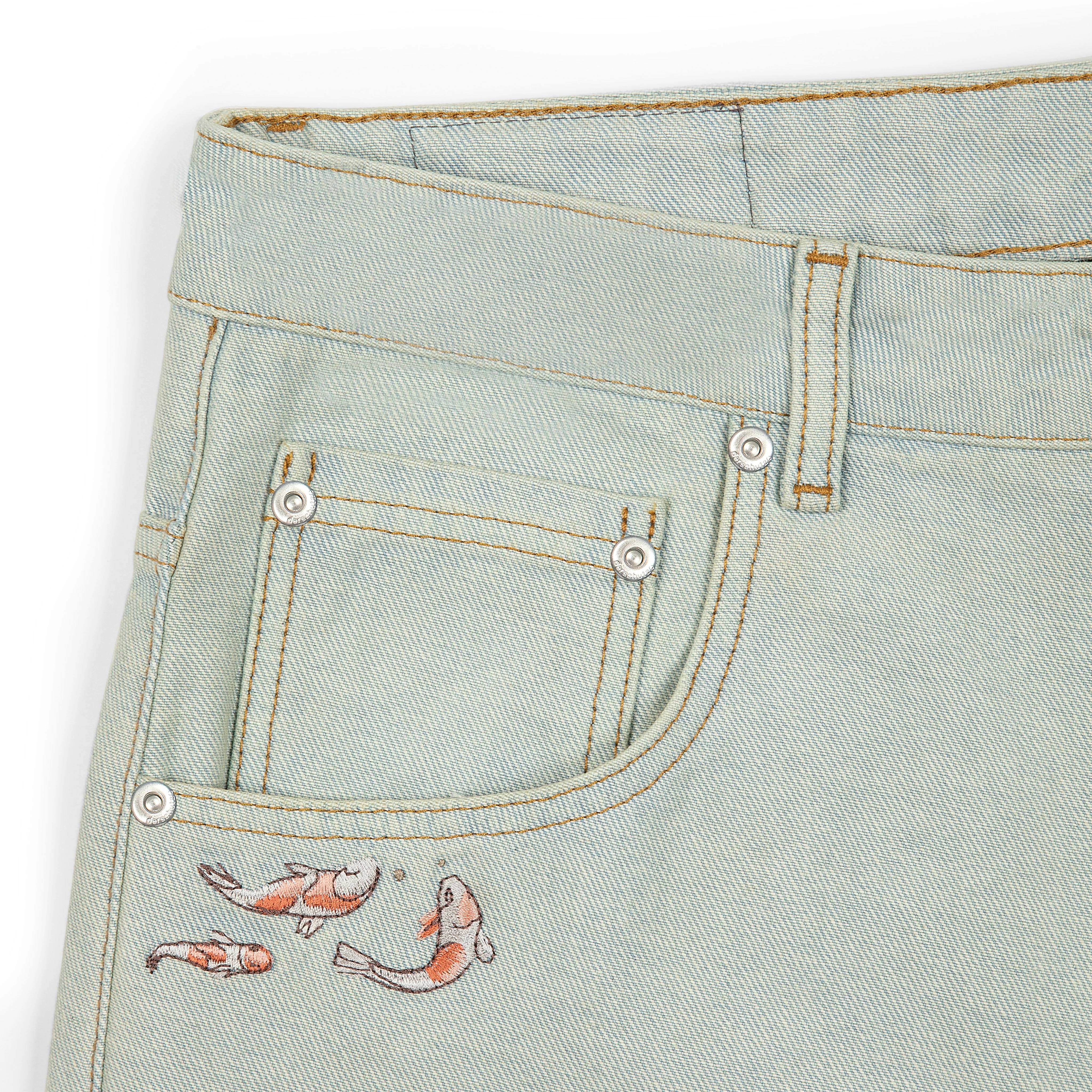 "koi fish" reverse denim - Image 4