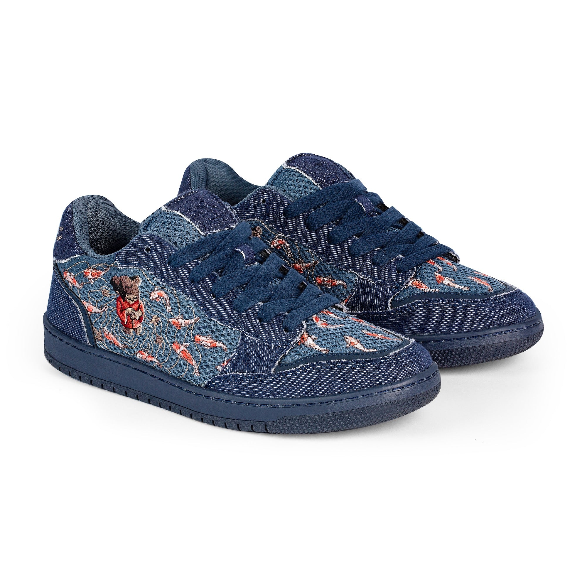"koi fish" sneaker blue - Image 2