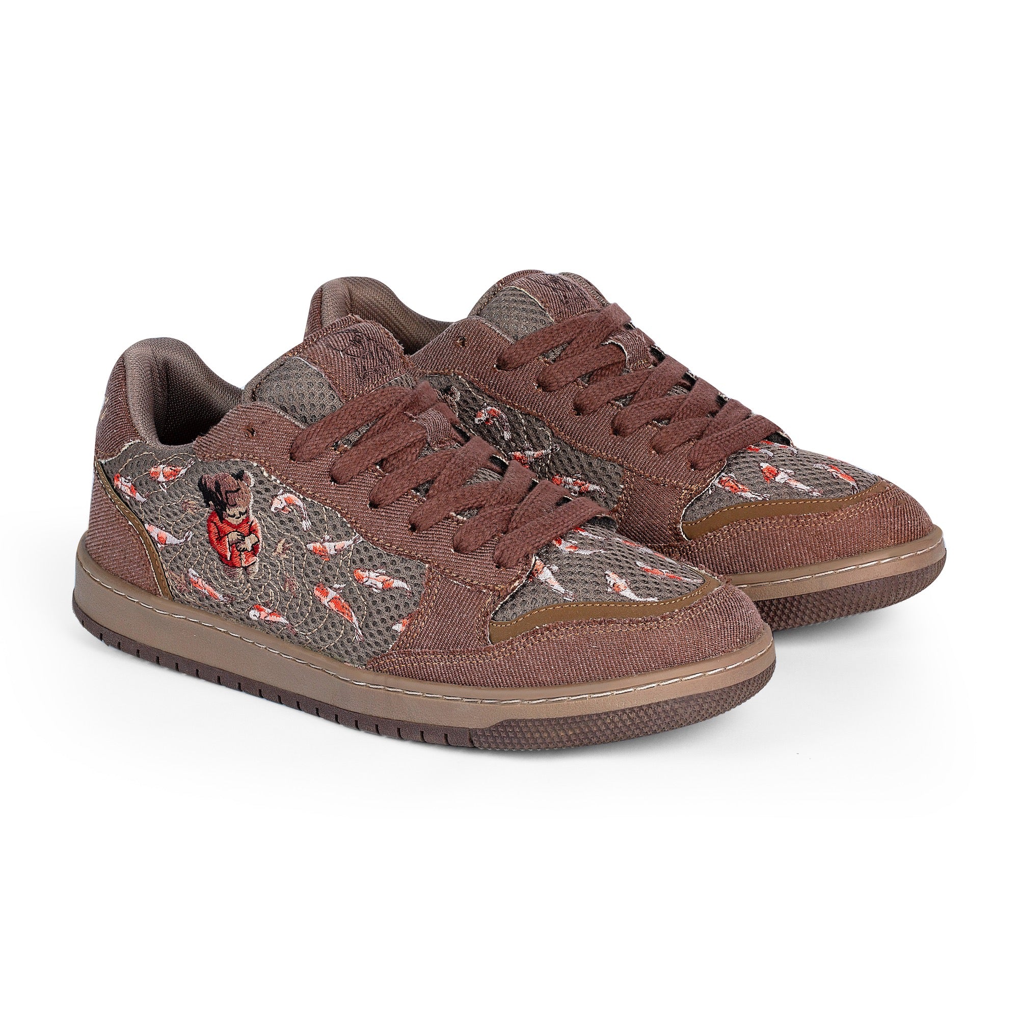 "koi fish" sneaker brown - Image 2