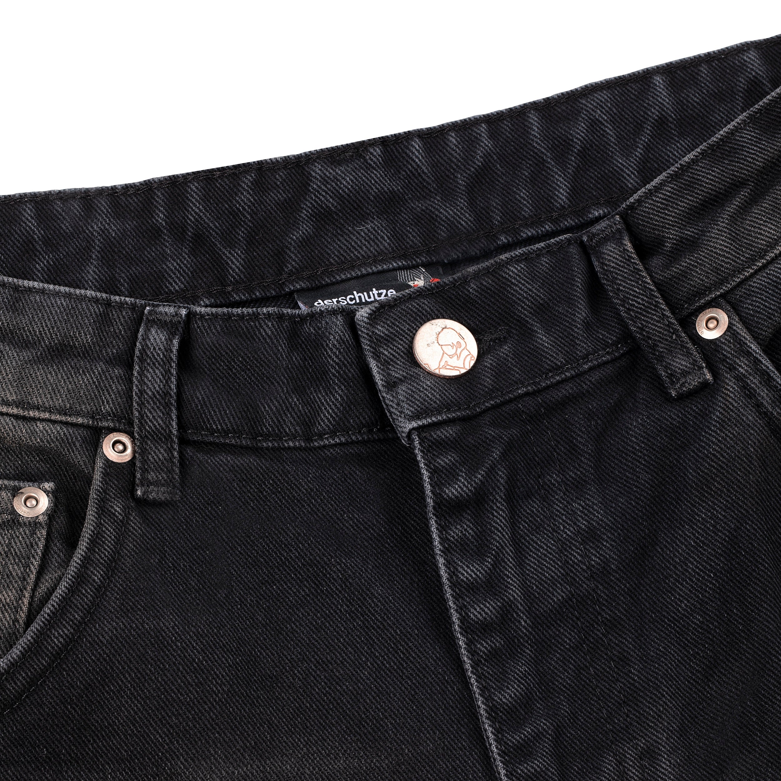 "koi fish v2" denim black - Image 6
