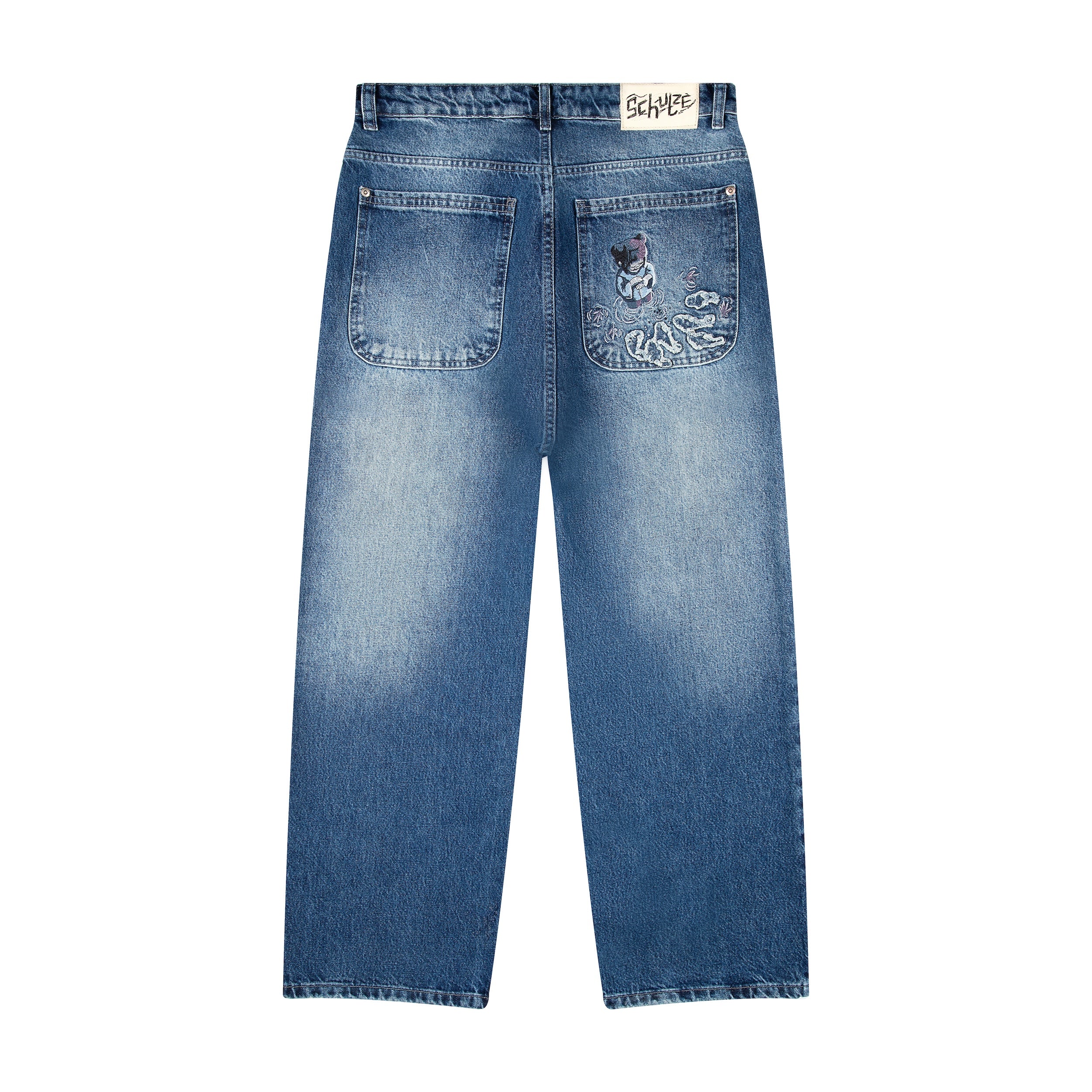 "koi fish v2" denim blue - Image 2