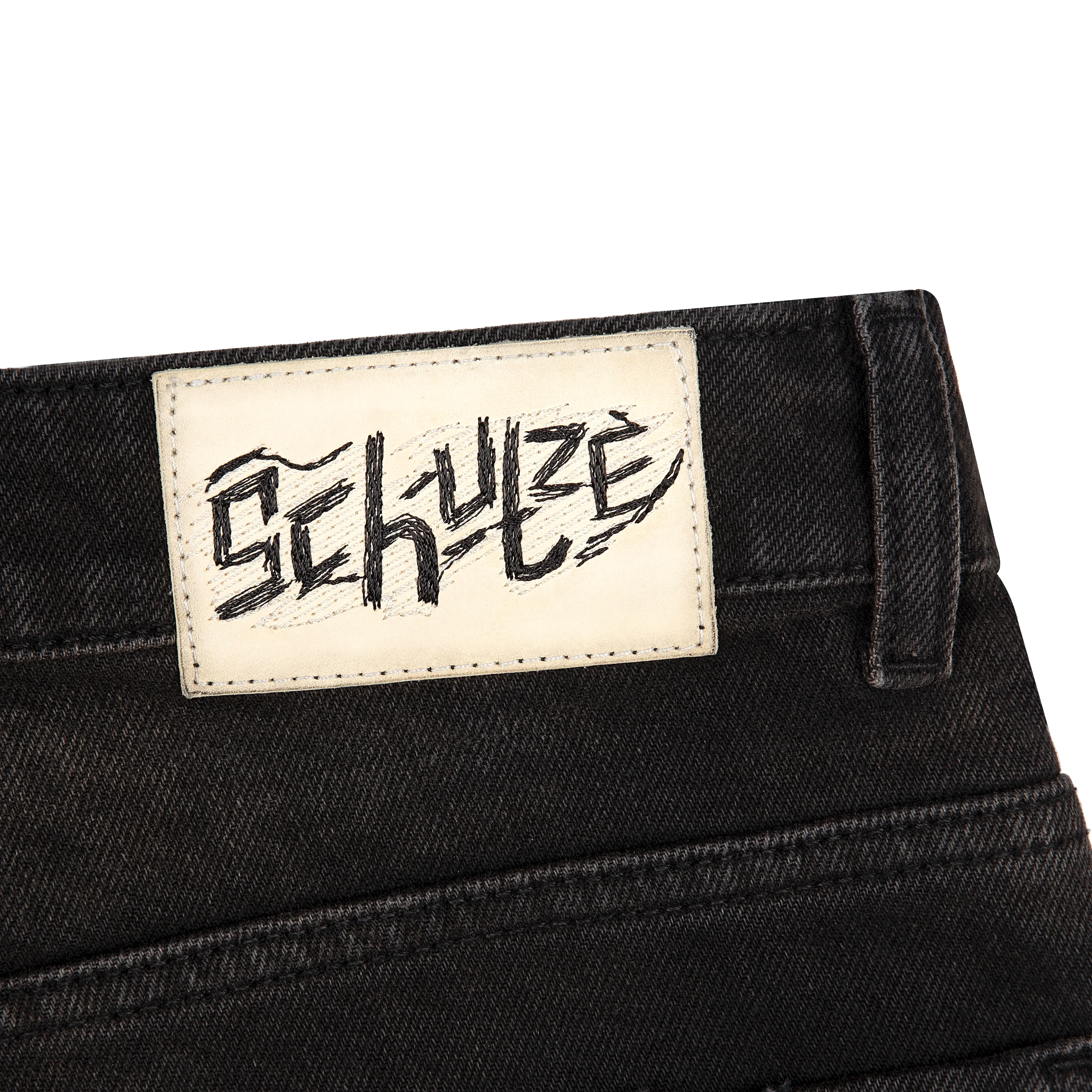"koi fish v2" Jorts black - Image 7