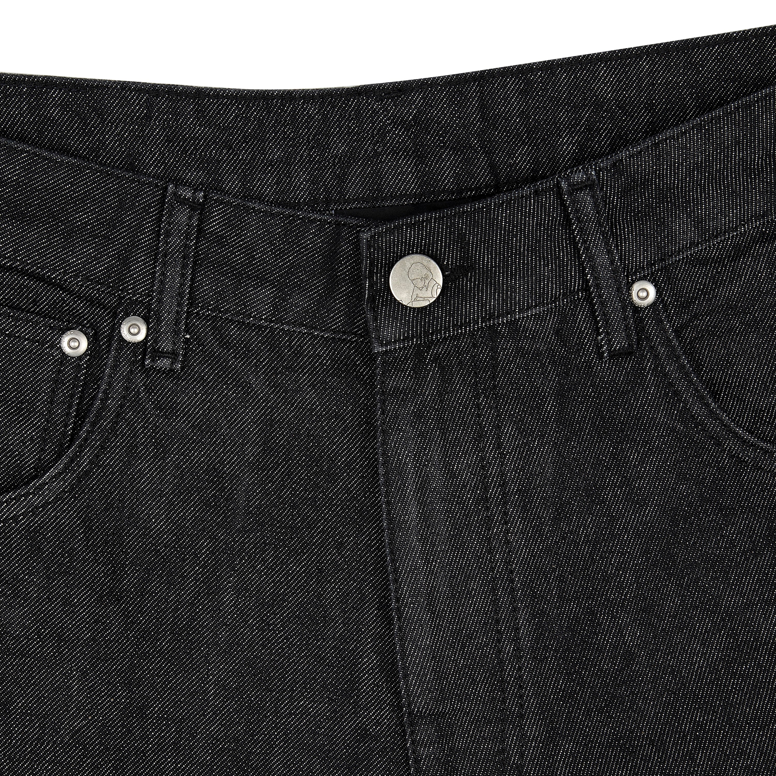 "koi fish v2" Jorts raw black - Image 5