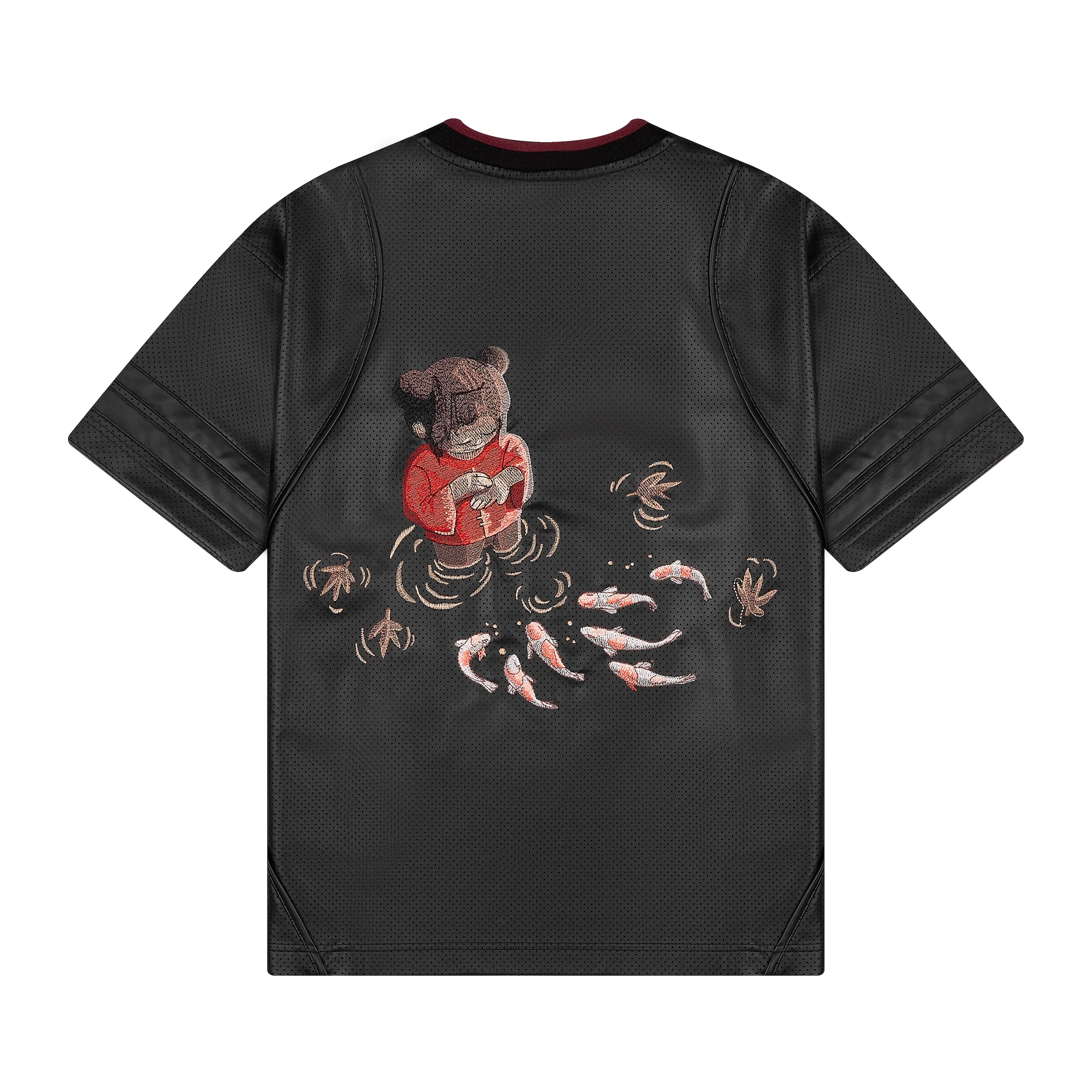 "koi fish v2" leather jersey - Image 2