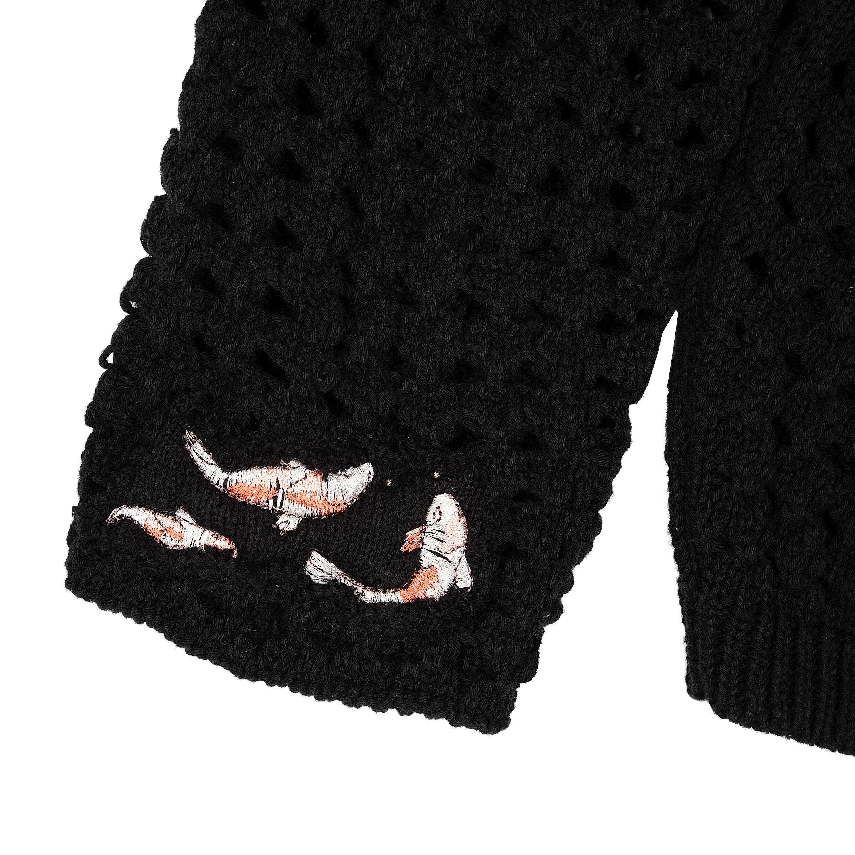 "koi fish v2" zip Knit - Image 4
