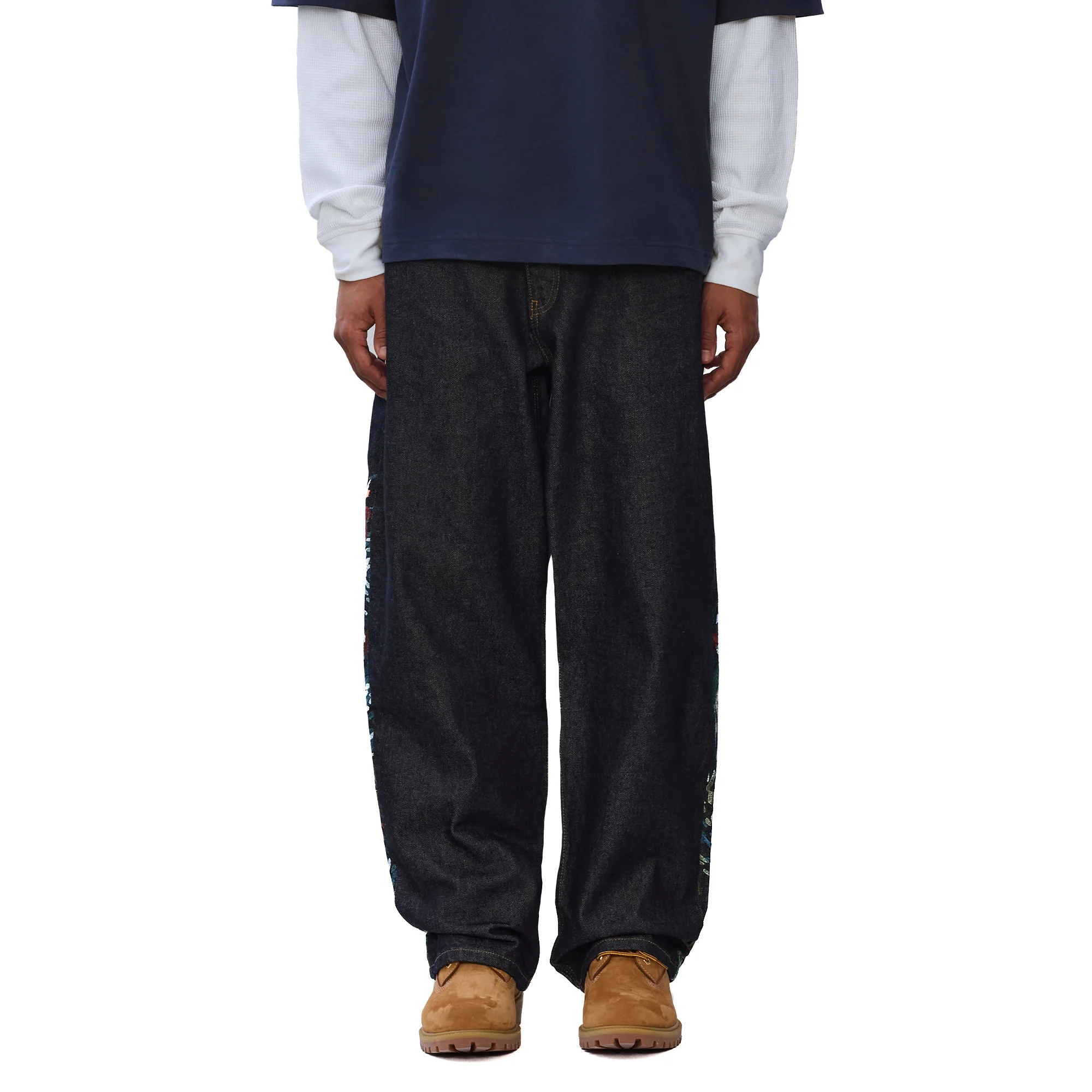 "koi pond" indigo raw Denim - Image 10
