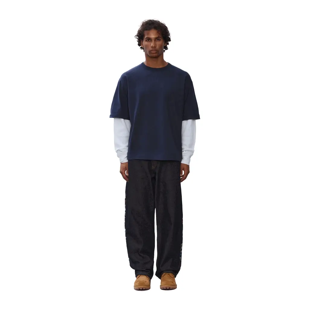 "koi pond" indigo raw Denim - Image 14