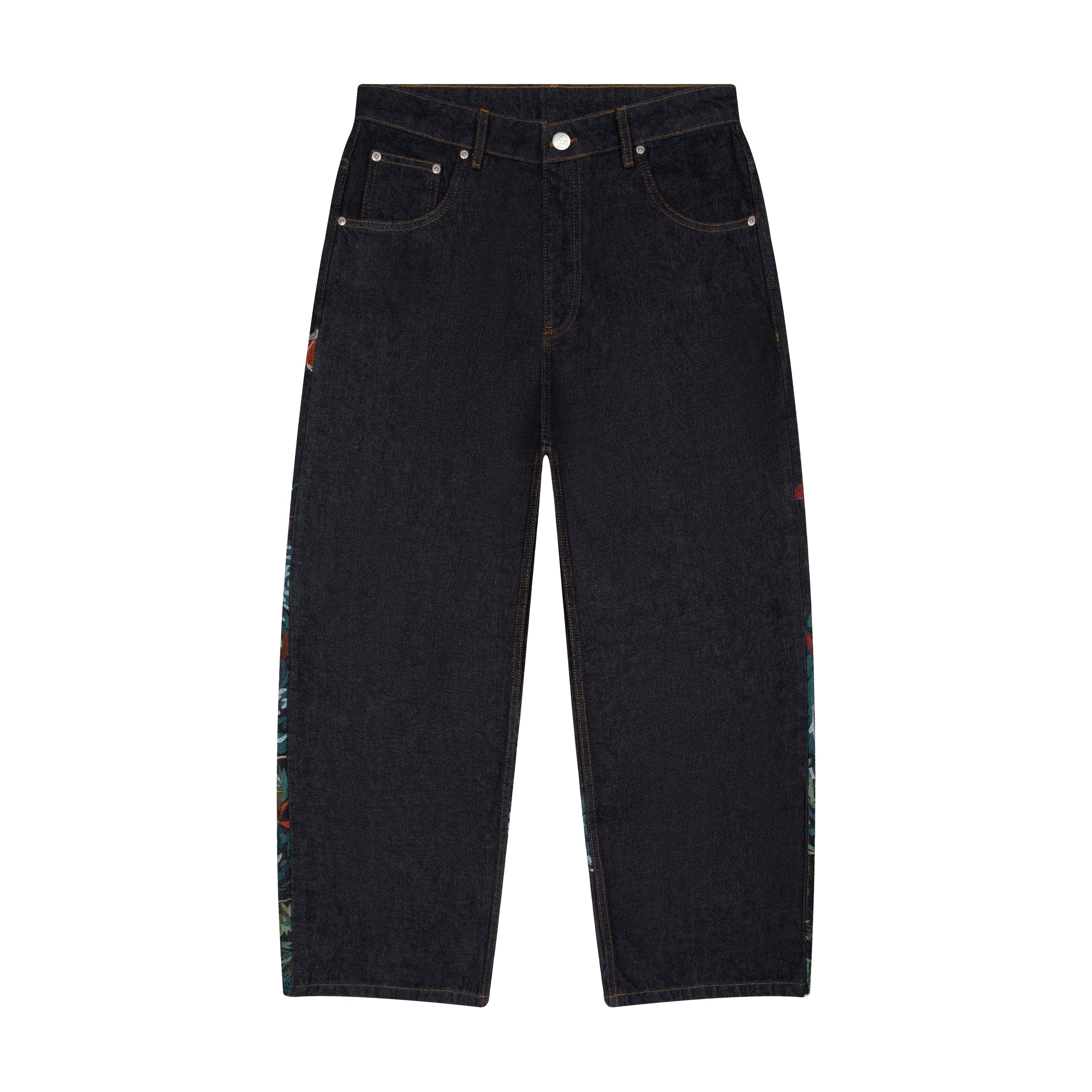 "koi pond" indigo raw Denim - Image 2