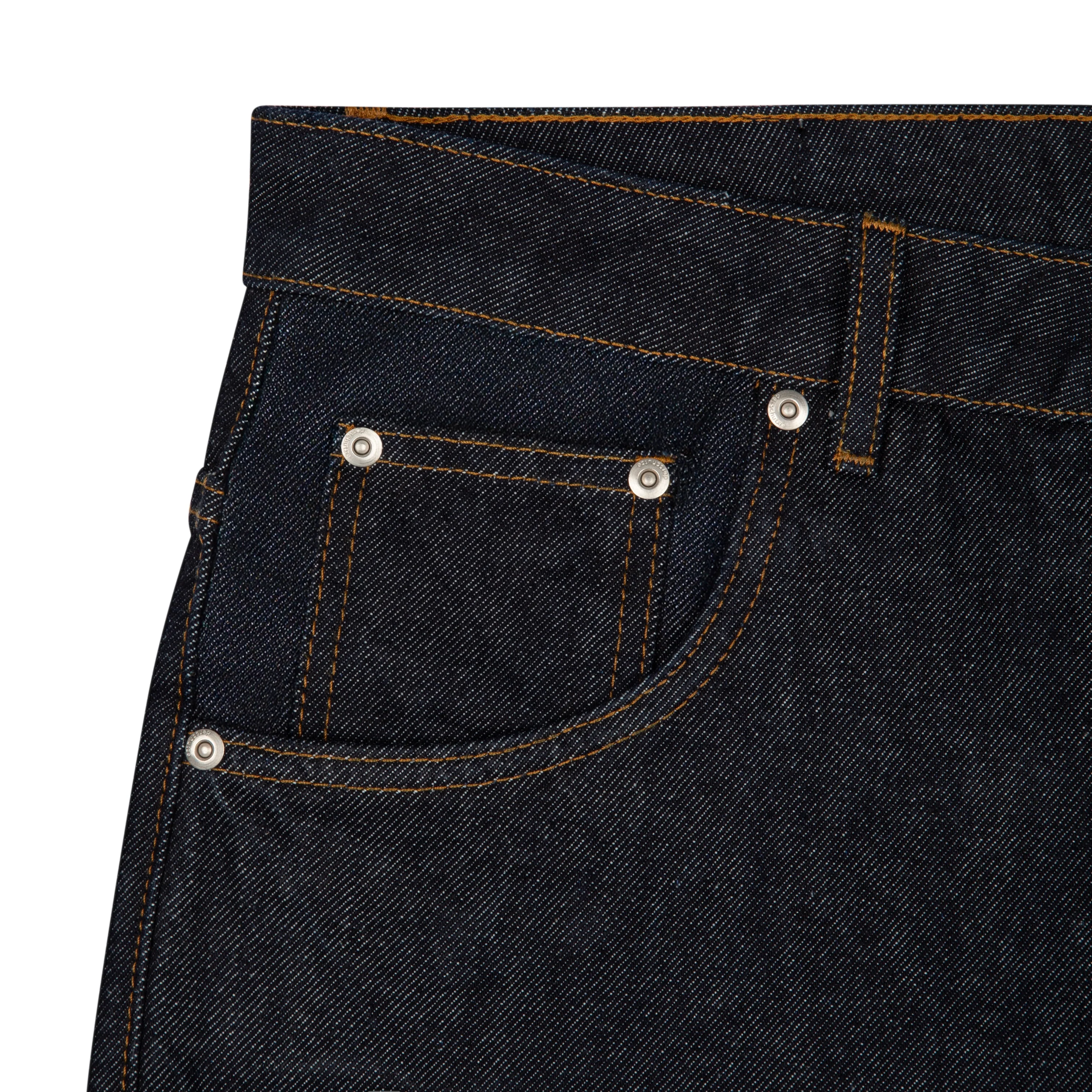"koi pond" indigo raw Denim - Image 3
