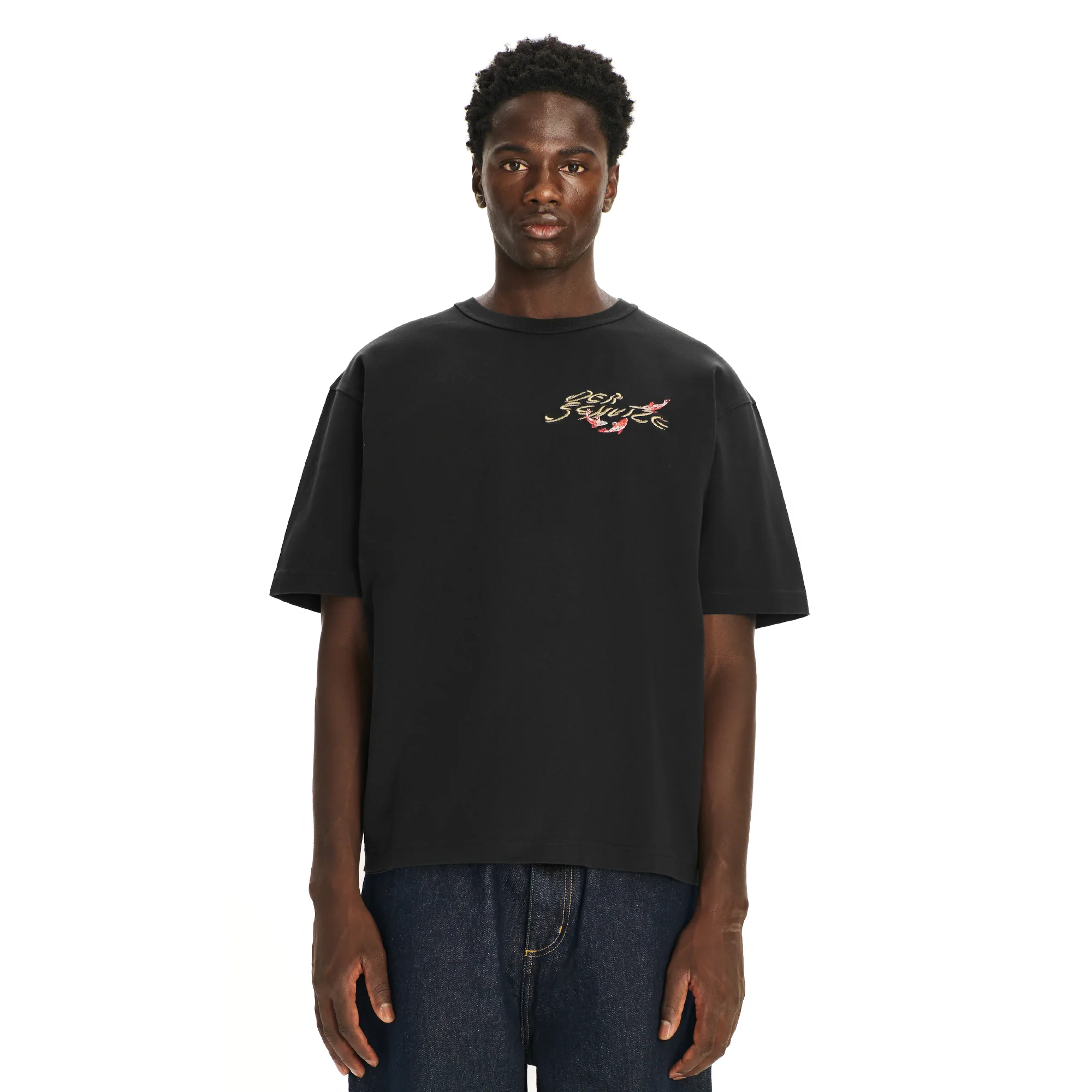 "koi" T Shirt black - Image 5