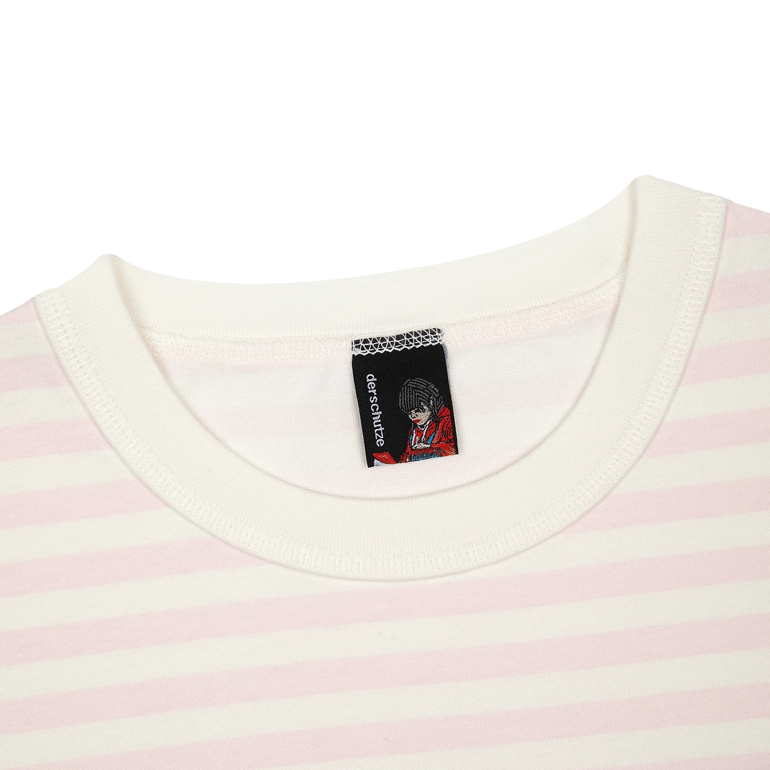 "koi" T Shirt pink striped - Image 3