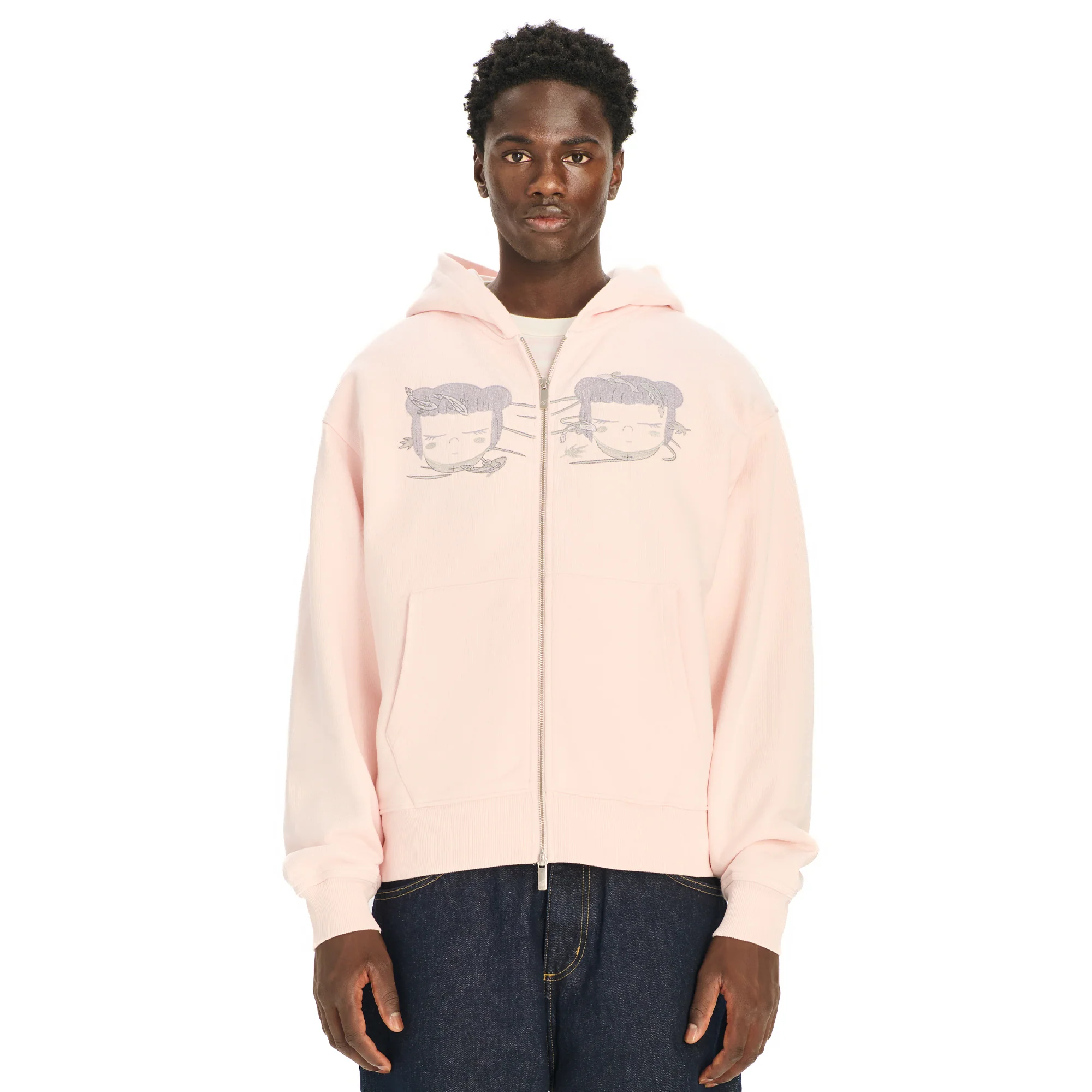 "koi" Zip Up pink - Image 7