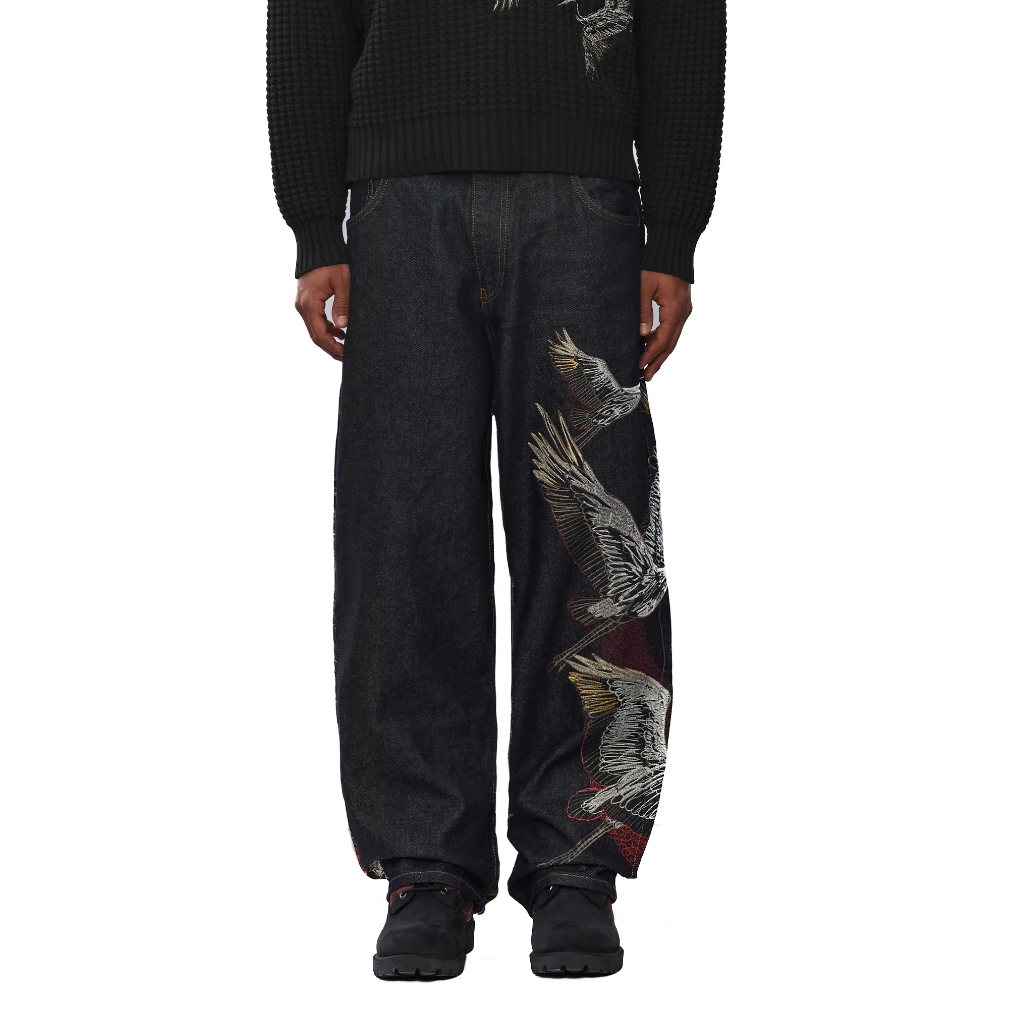"kyoto" indigo raw Denim - Image 10