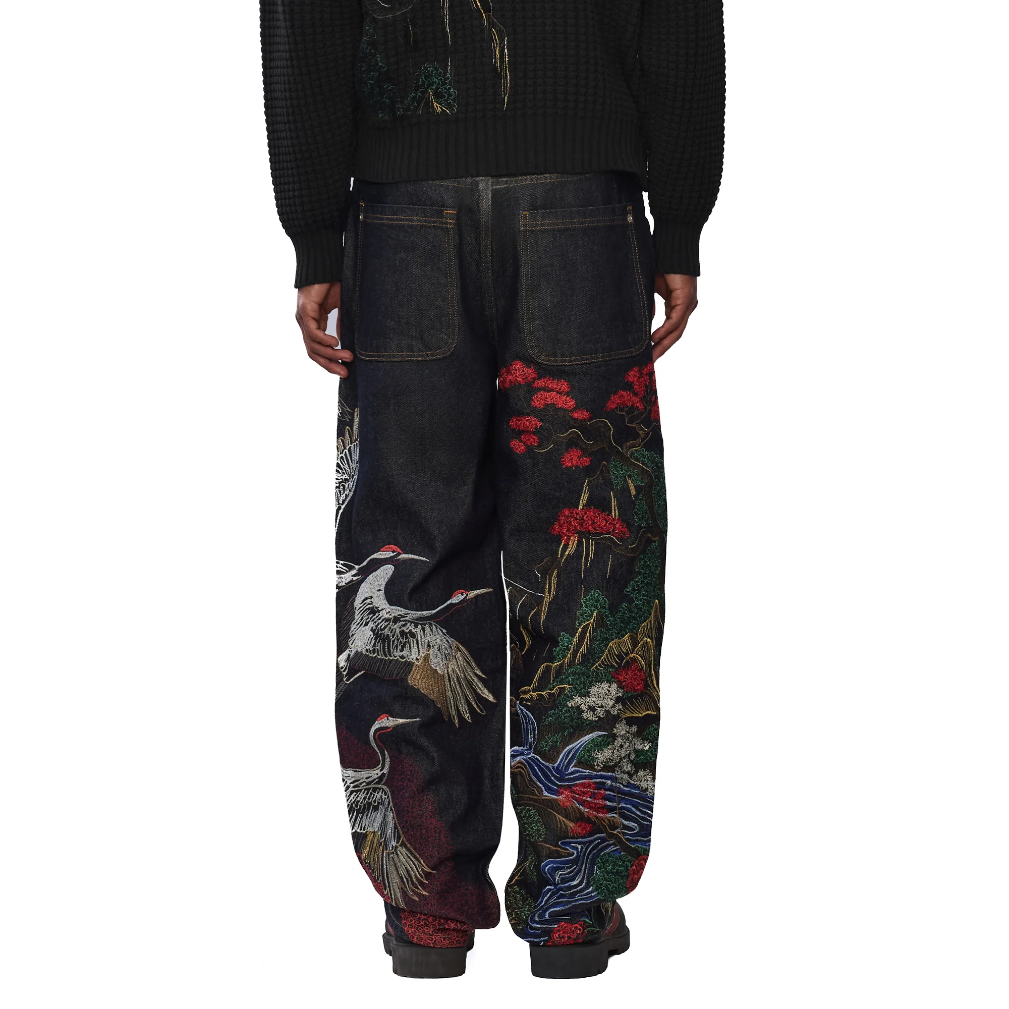 "kyoto" indigo raw Denim - Image 12
