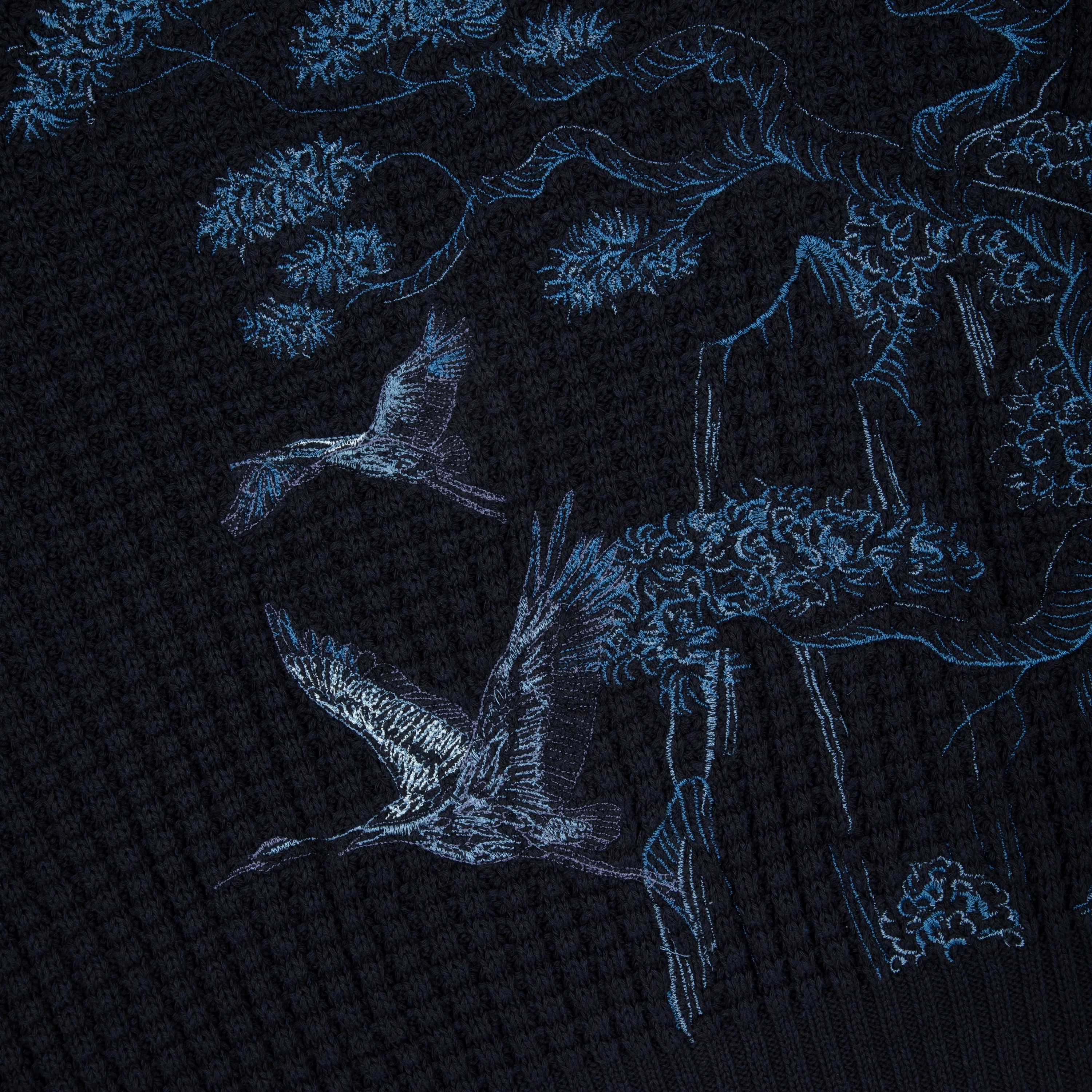 "kyoto" Knit navy - Image 5