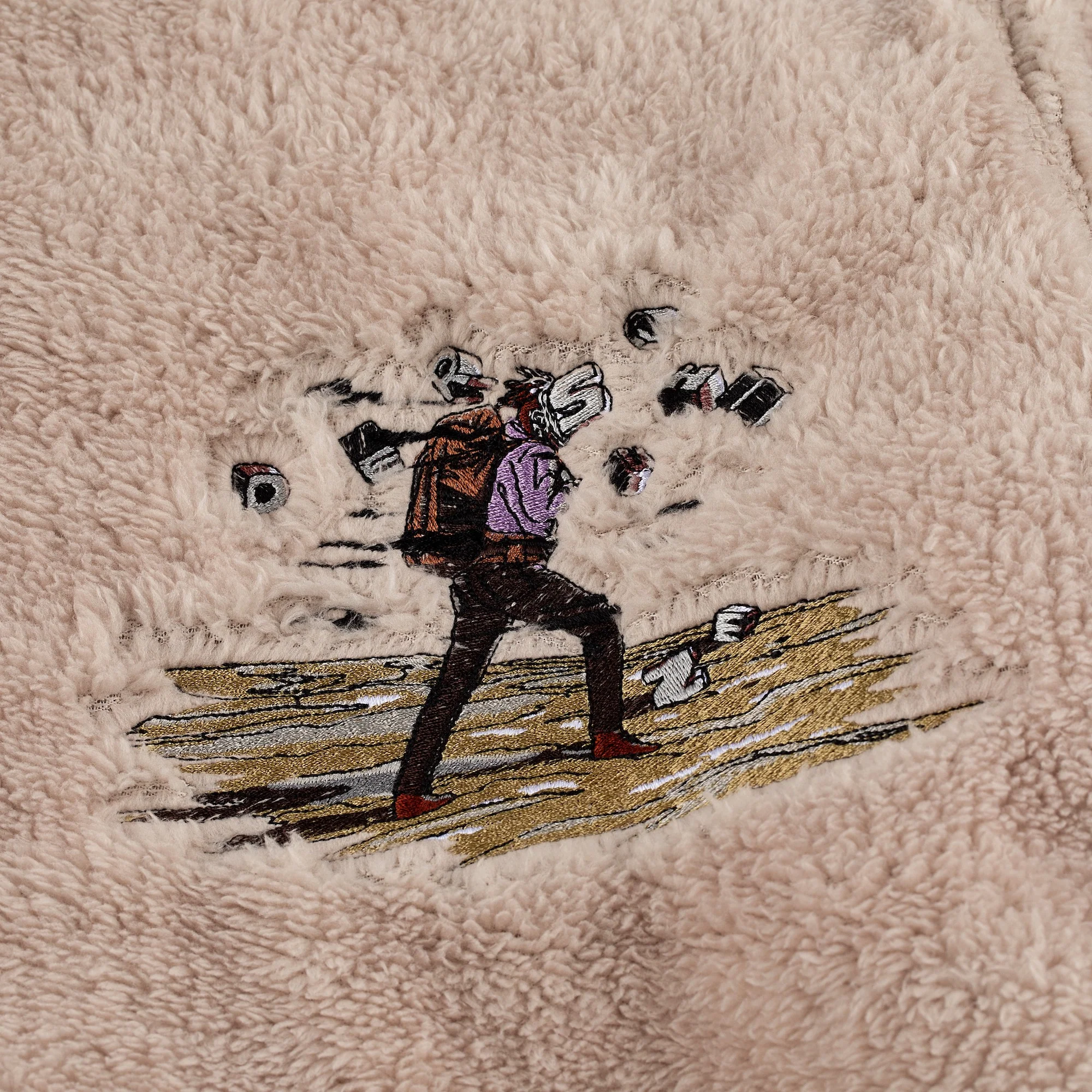 "last hike" ninja fleece beige - Image 3