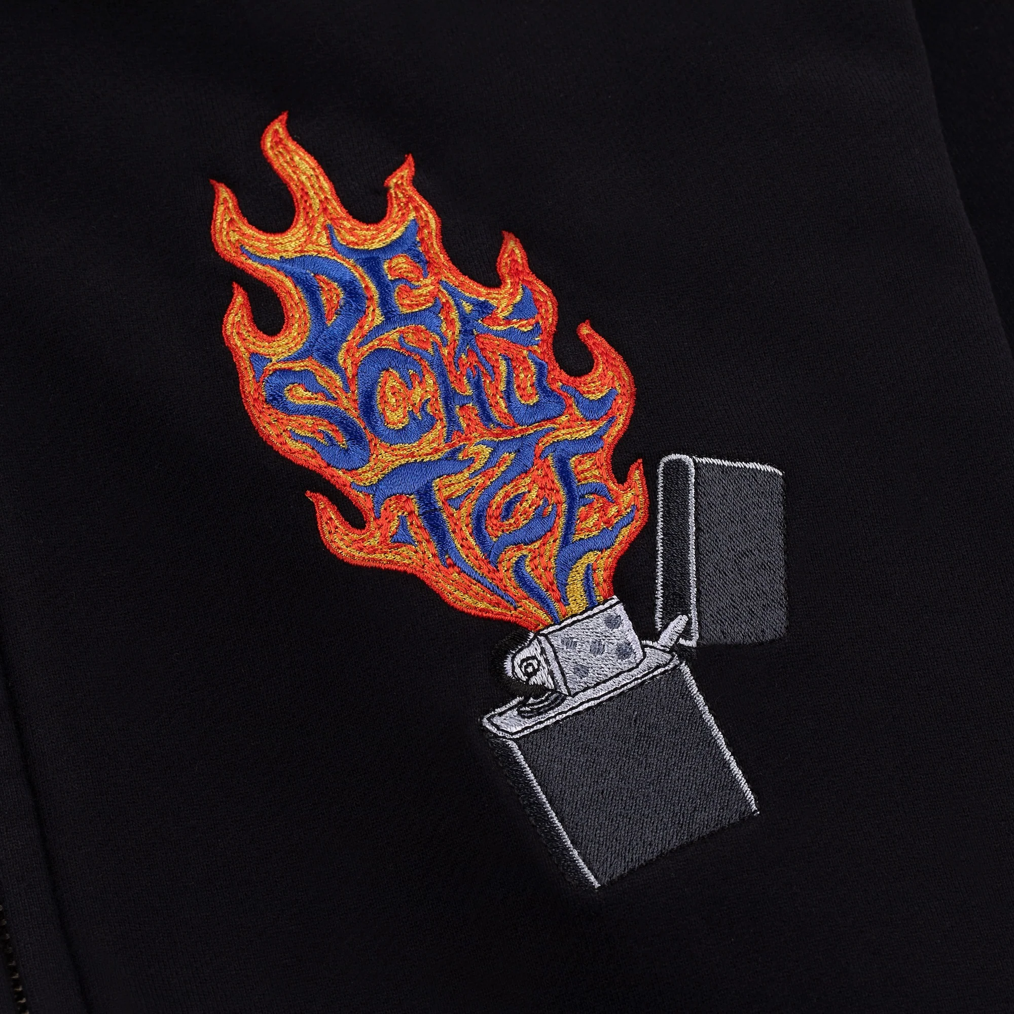 "lighter" Zip Up black - Image 3
