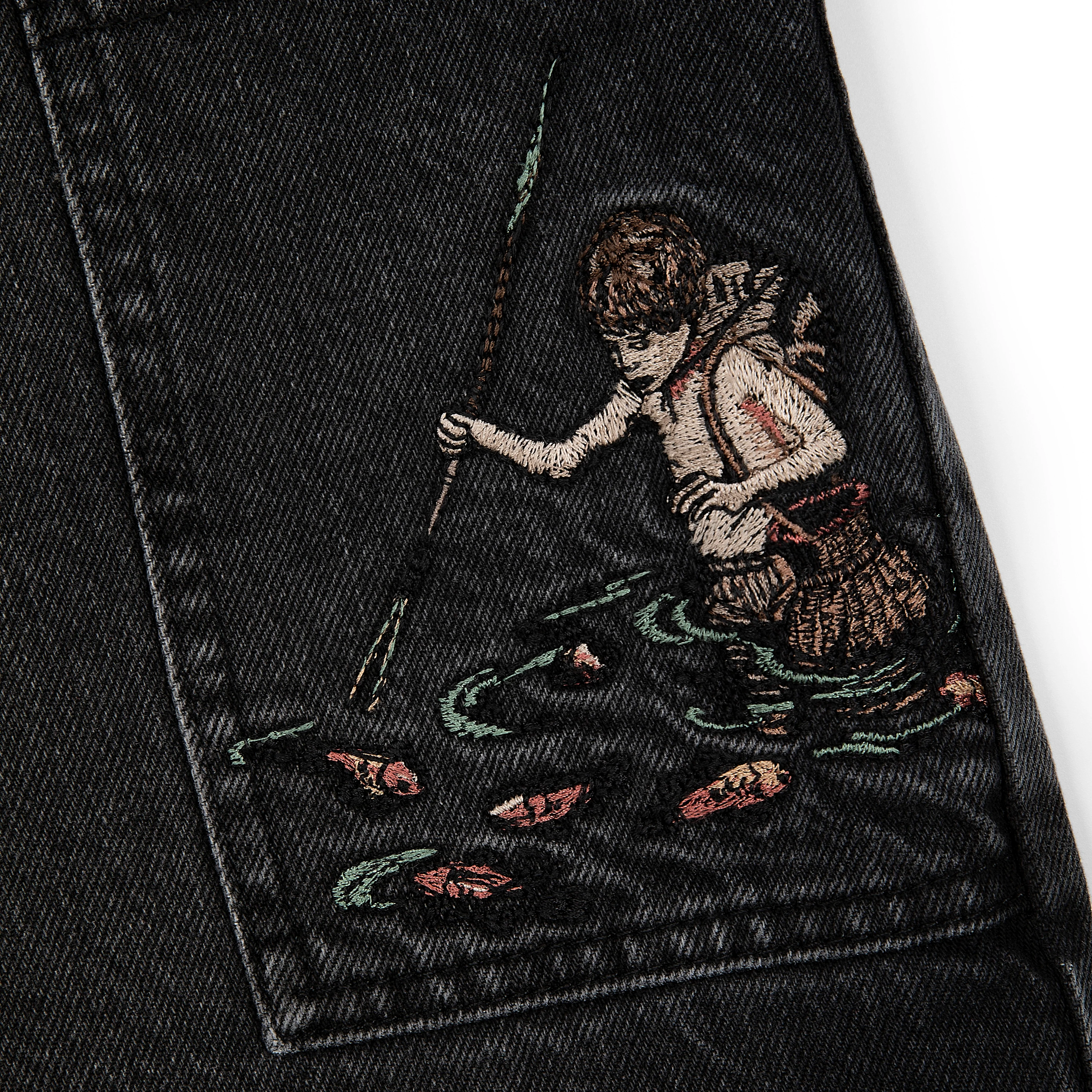 "lotus" denim black - Image 4
