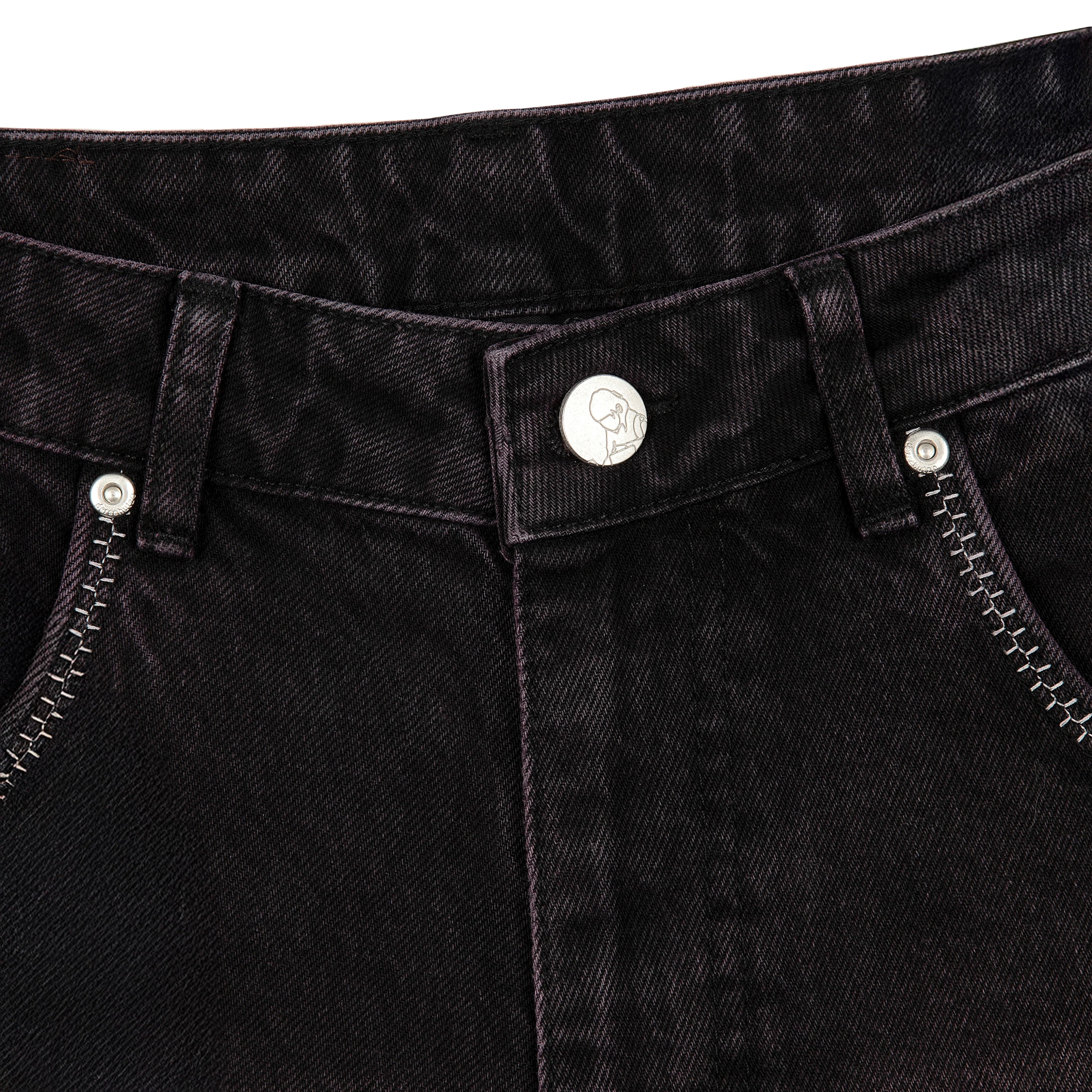 "lotus" denim black purple tint - Image 5