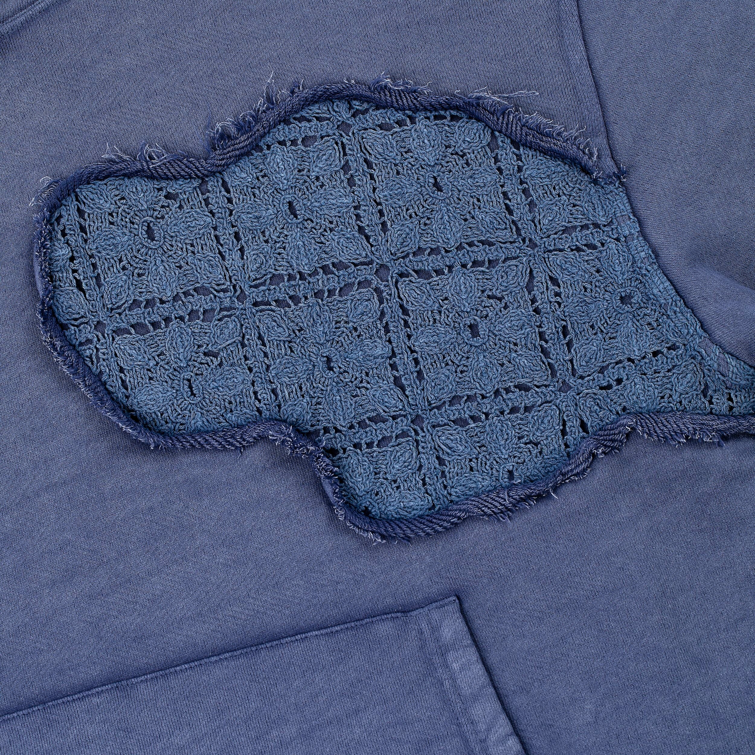 "lotus" Hoodie navy - Image 4