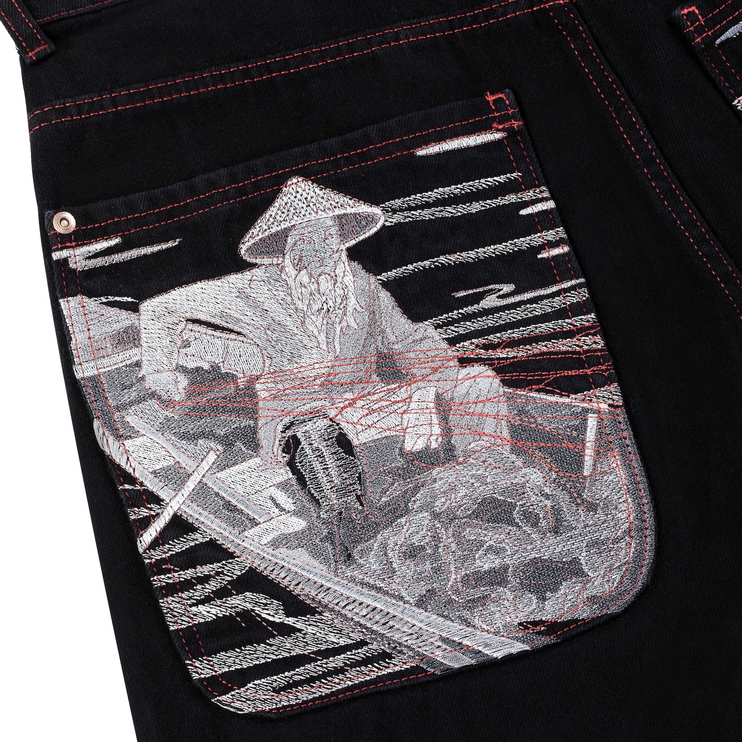"lotus" Jorts black - Image 3