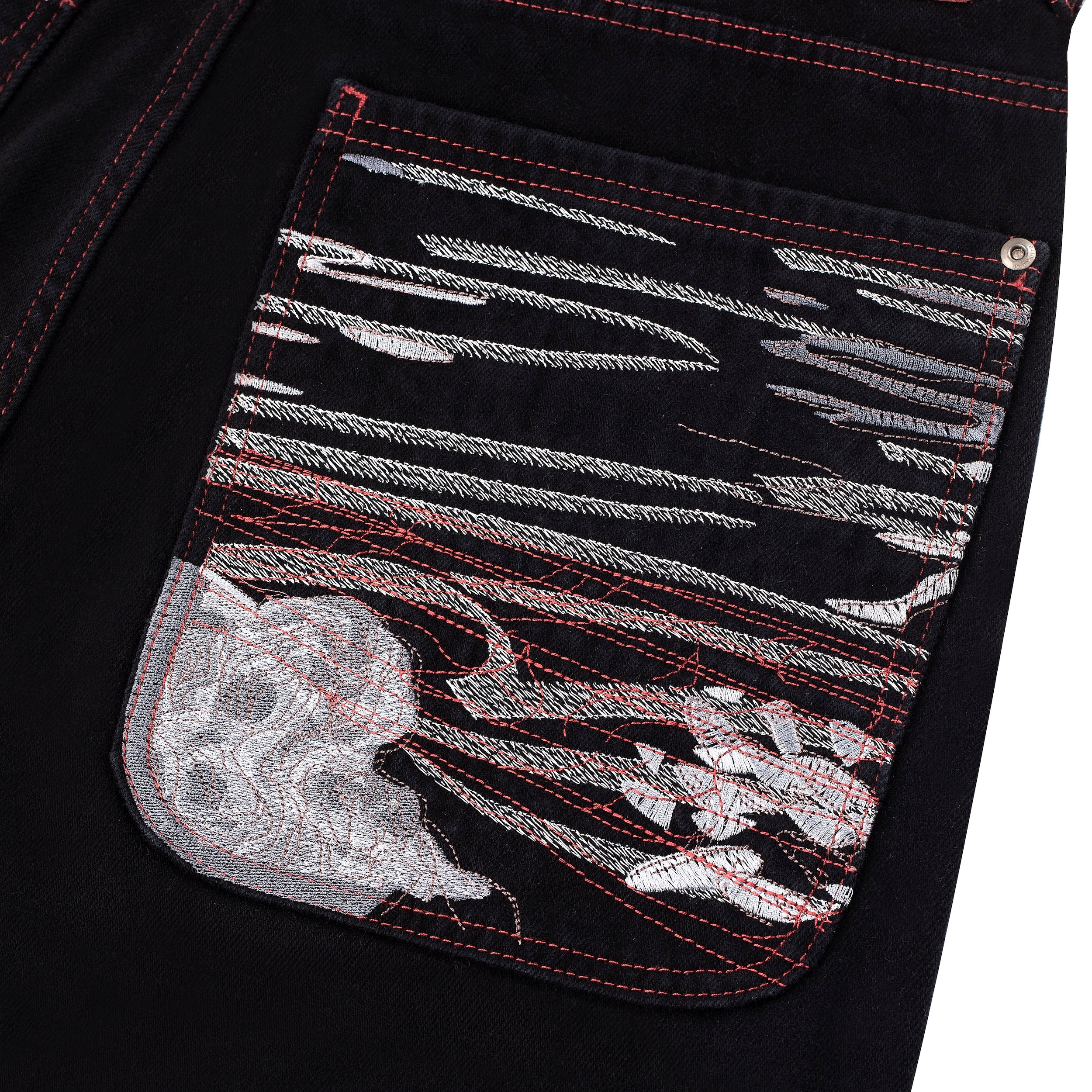 "lotus" Jorts black - Image 4
