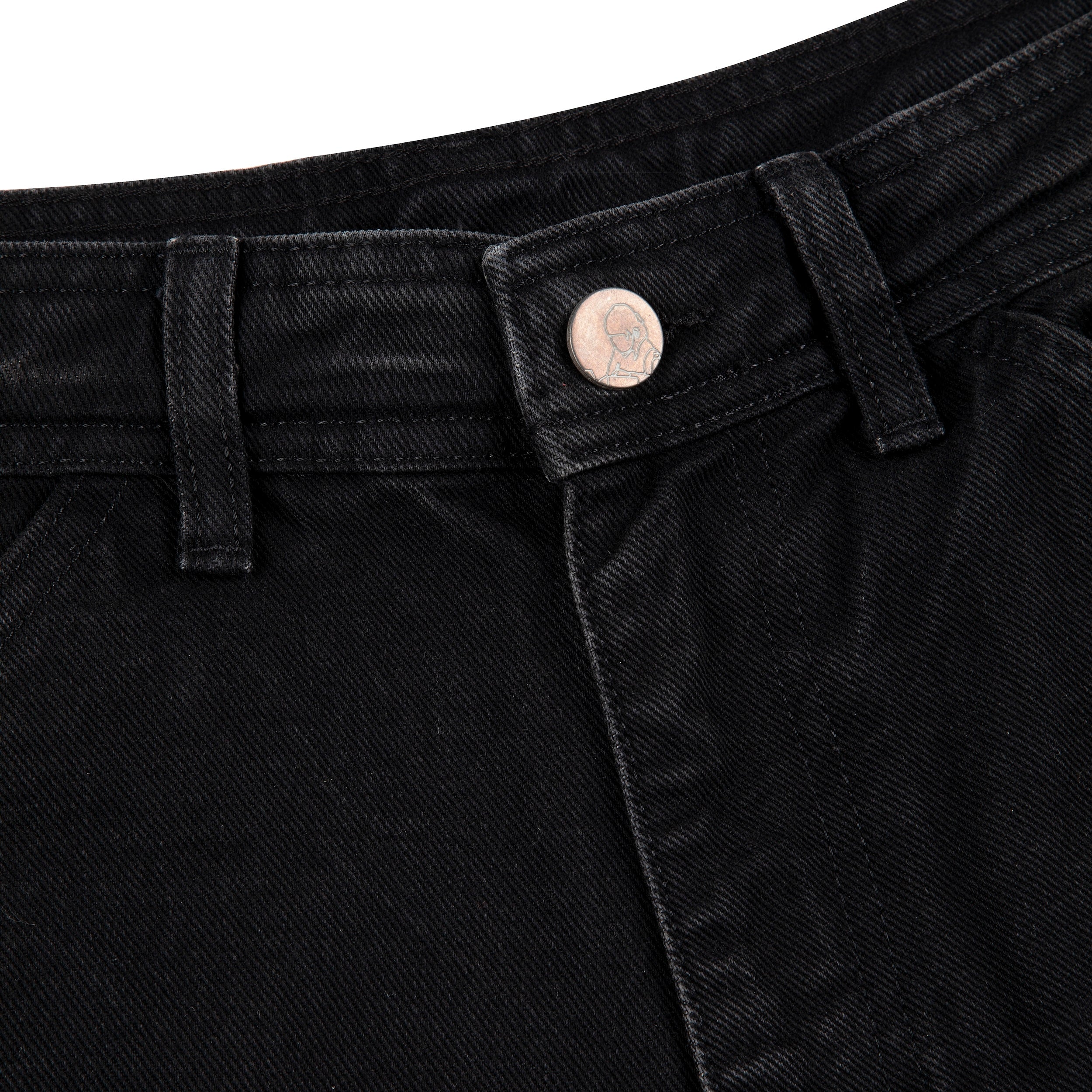 "lotus" Jorts black fishnet - Image 7