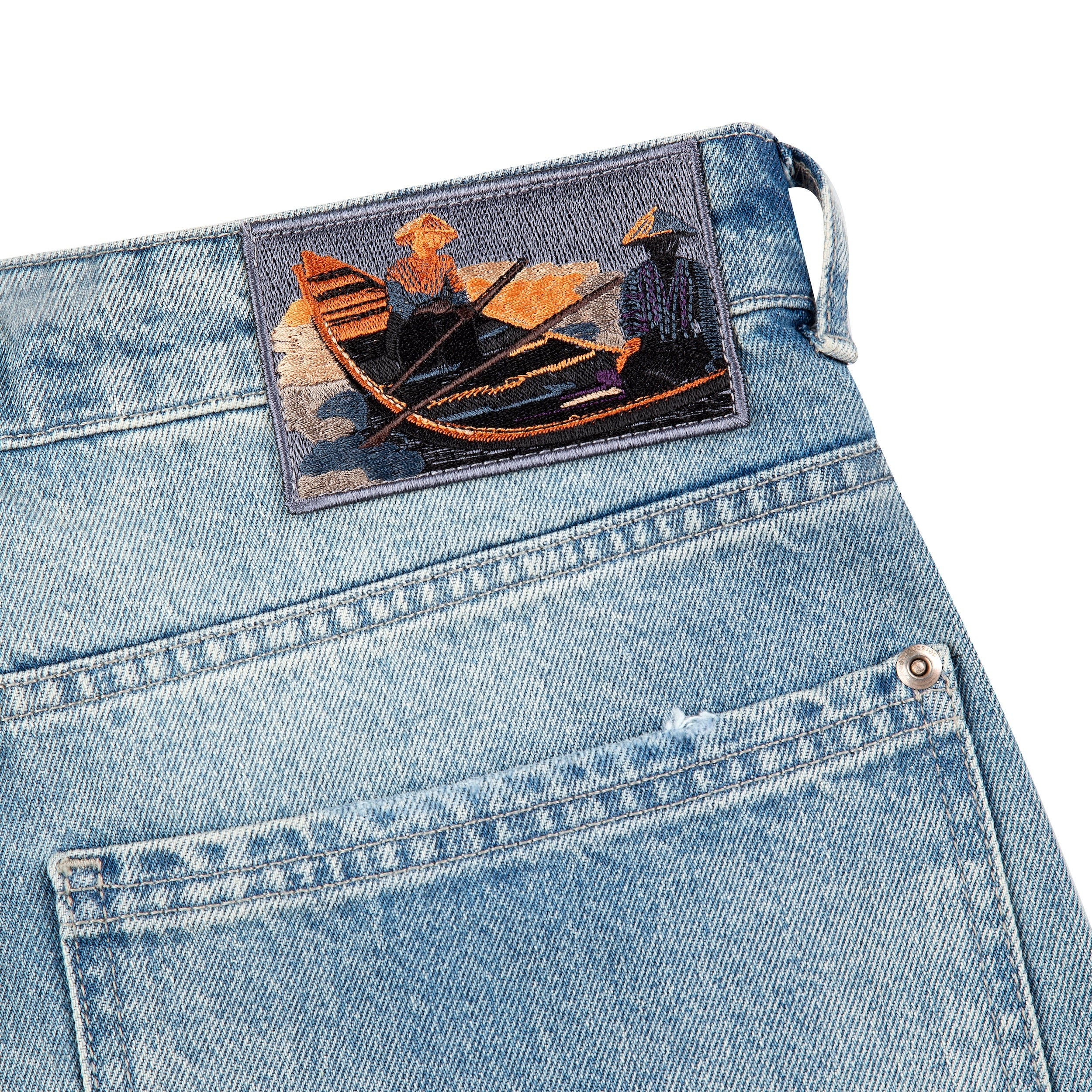 "lotus" Jorts blue - Image 5