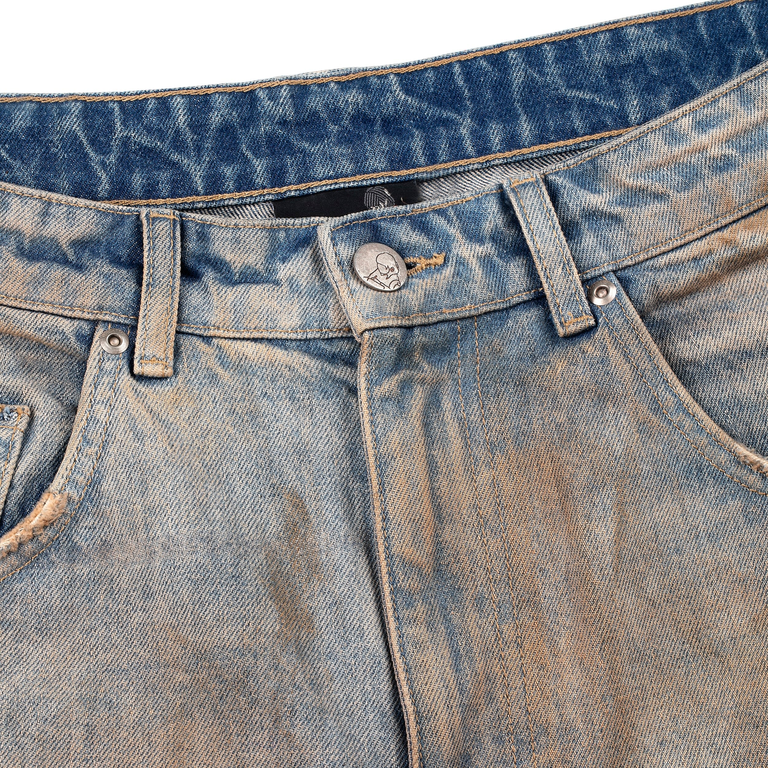 "lotus" Jorts mud wash - Image 3