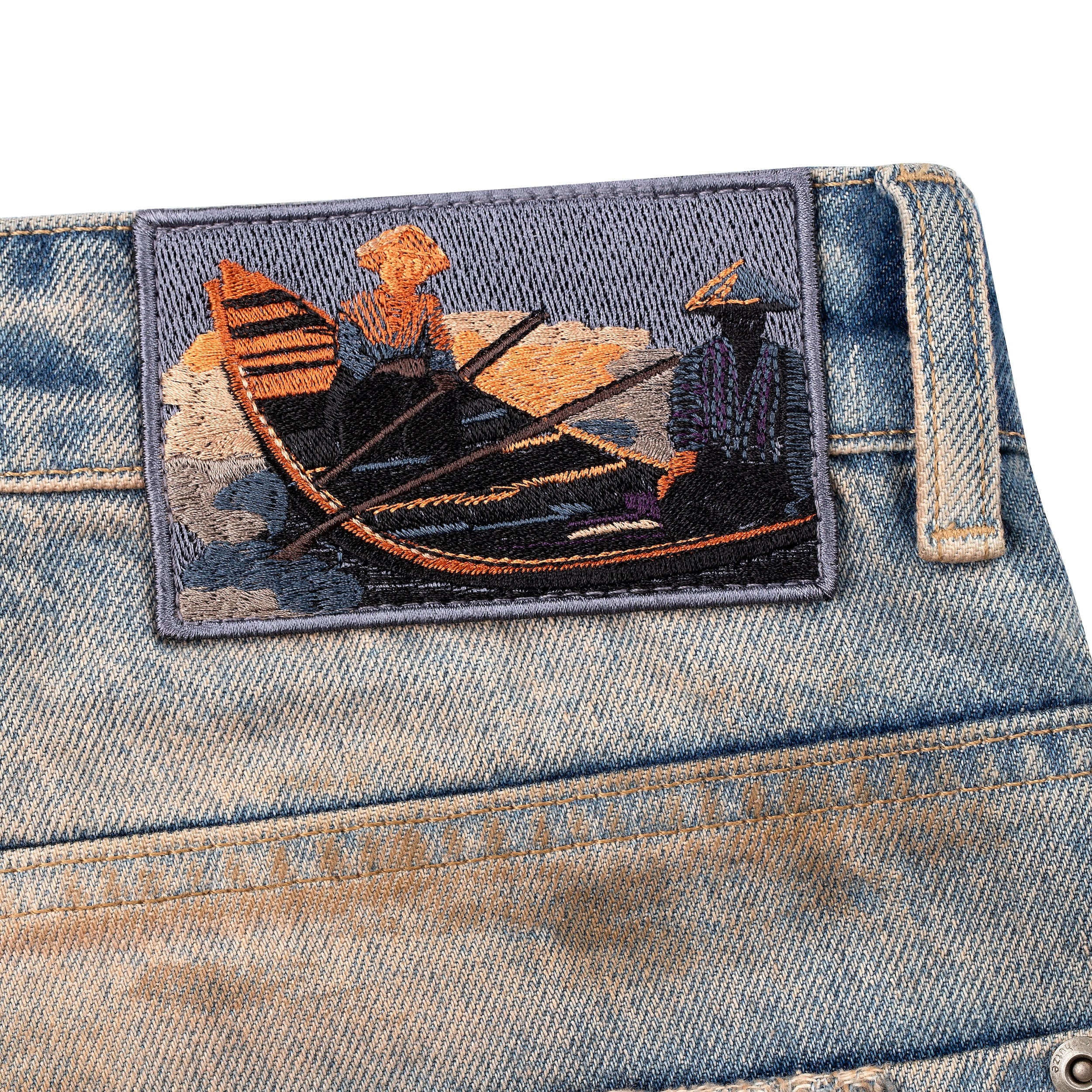 "lotus" Jorts mud wash - Image 7