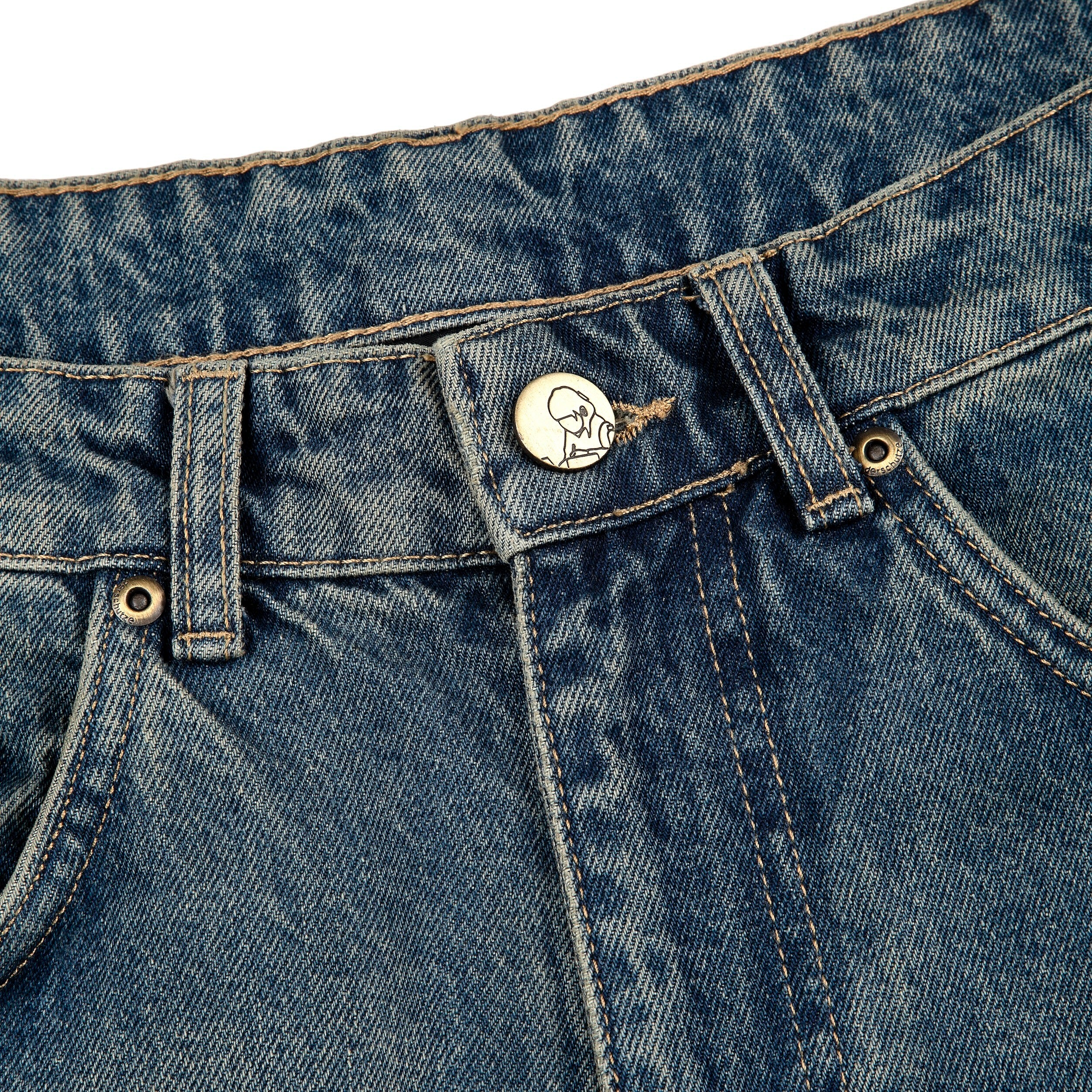 "lotus" Jorts indigo - Image 4